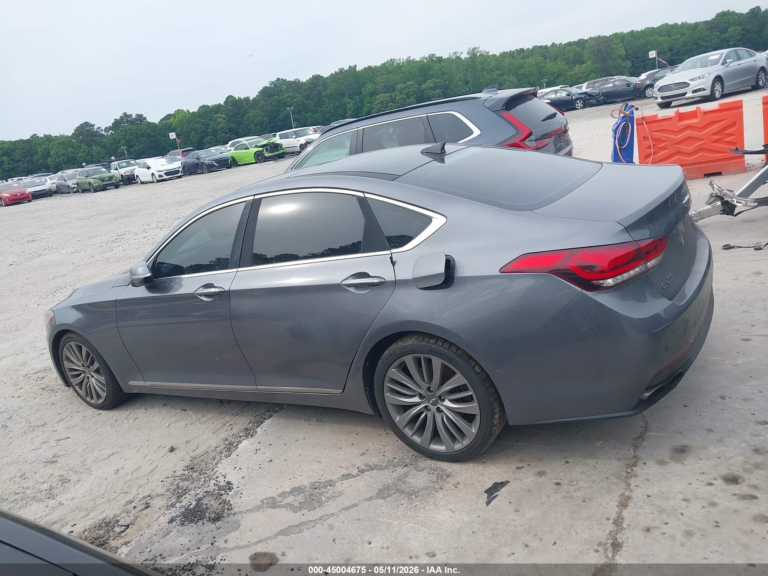 2015 Hyundai Genesis 5.0 Gray vin: KMHGN4JF5FU072755