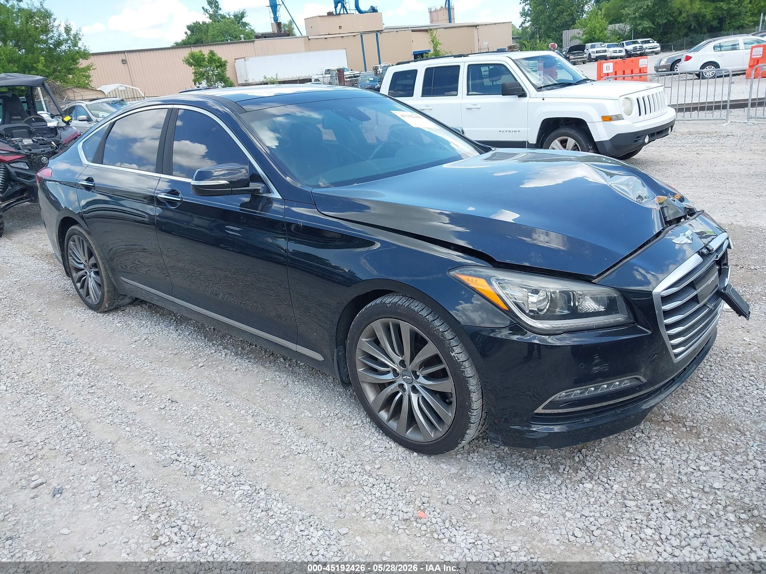 2015 Hyundai Genesis 5.0 Black vin: KMHGN4JF6FU041837