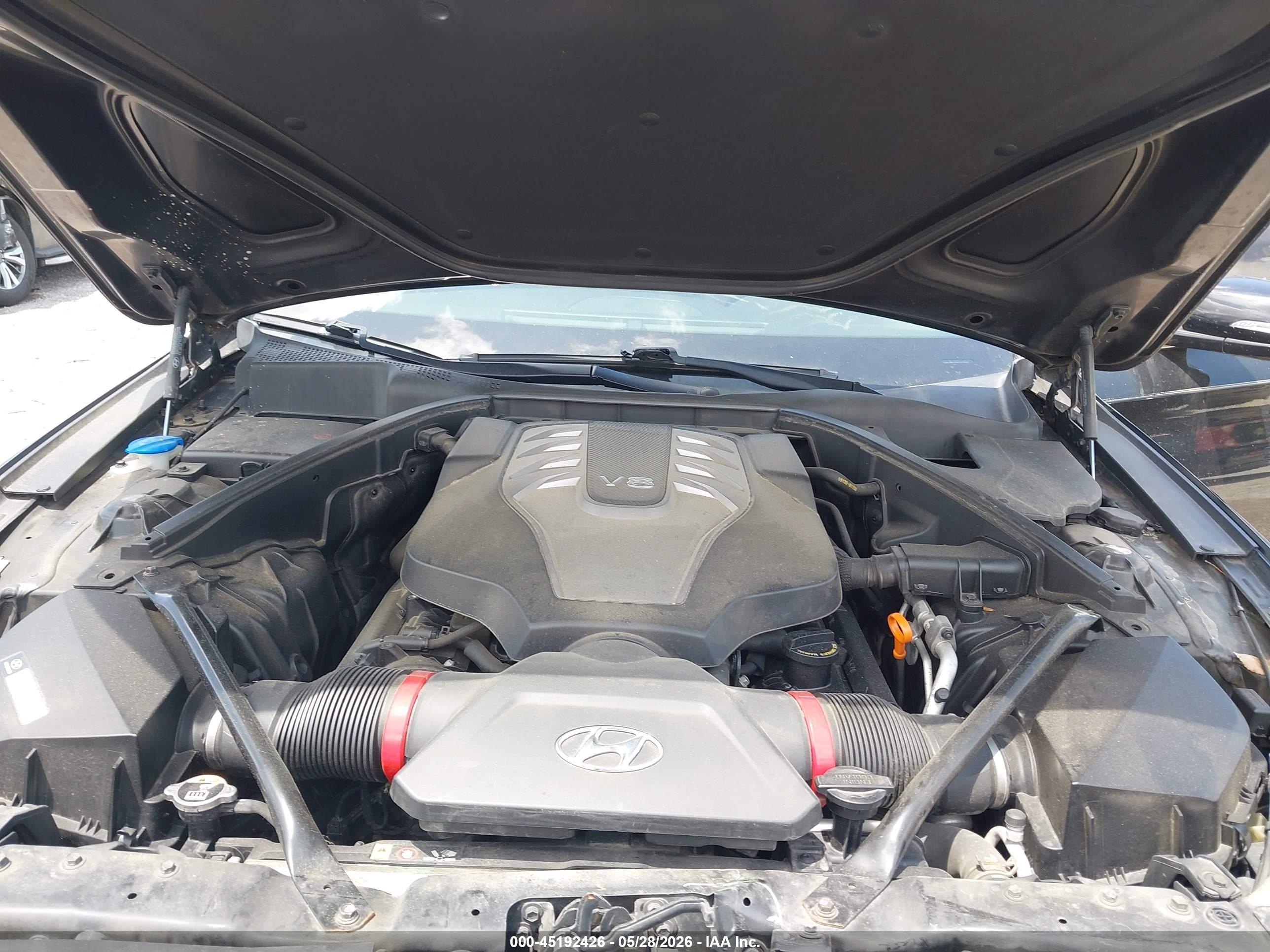 2015 Hyundai Genesis 5.0 Black vin: KMHGN4JF6FU041837