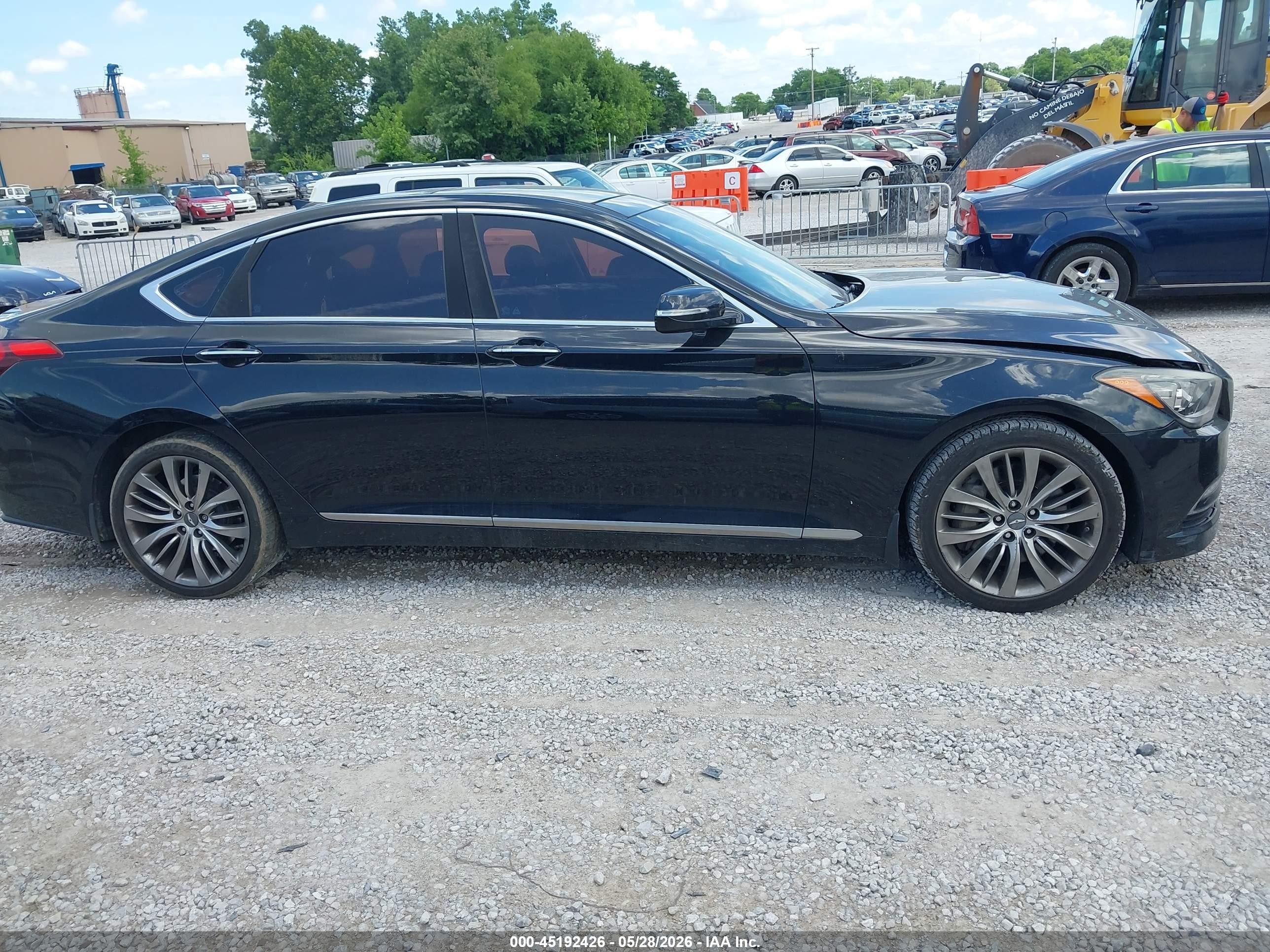 2015 Hyundai Genesis 5.0 Black vin: KMHGN4JF6FU041837