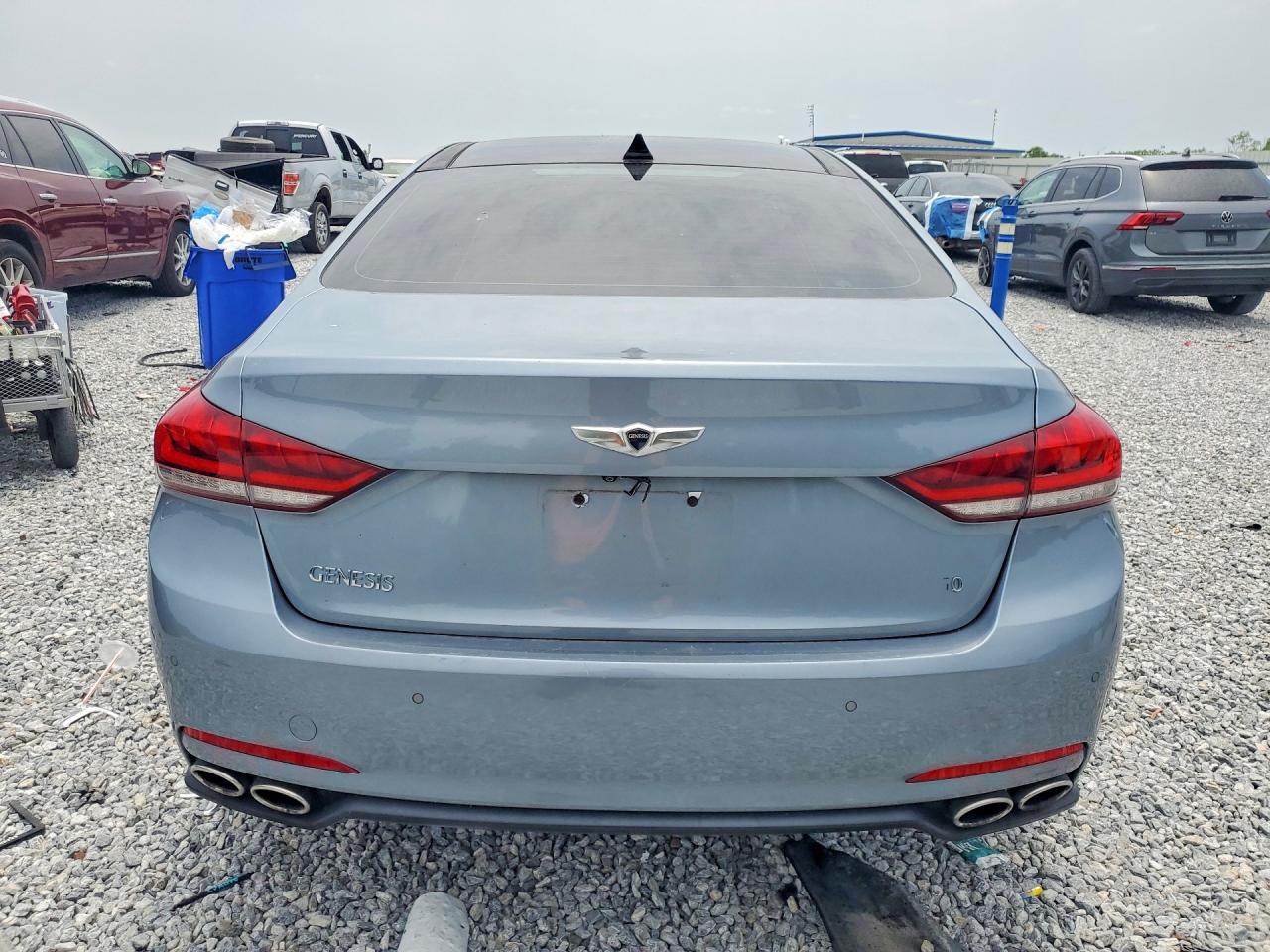 2015 Hyundai Genesis 5.0l Blue vin: KMHGN4JF7FU054550