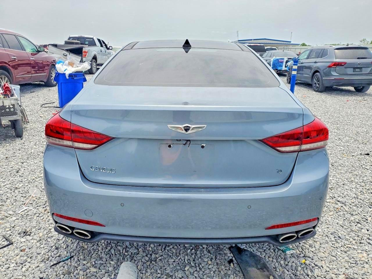 2015 Hyundai Genesis 5.0l Blue vin: KMHGN4JF7FU054550