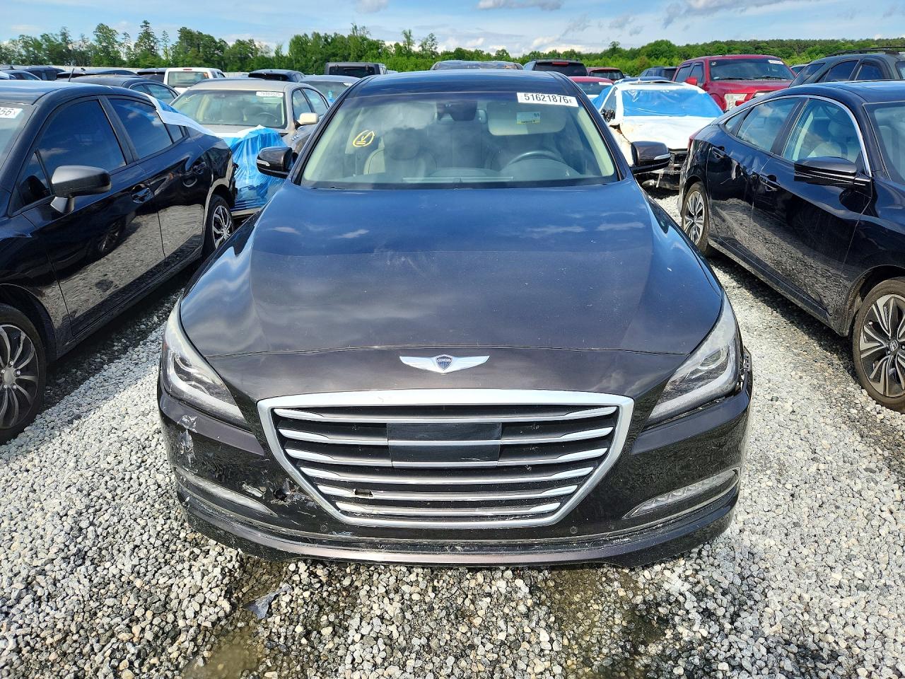 2015 Hyundai Genesis 5.0l Brown vin: KMHGN4JF7FU061028