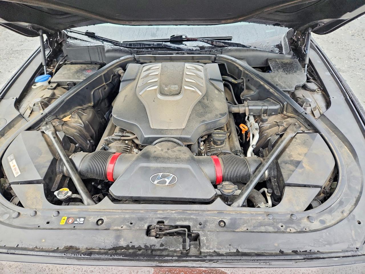 2015 Hyundai Genesis 5.0l Brown vin: KMHGN4JF7FU061028