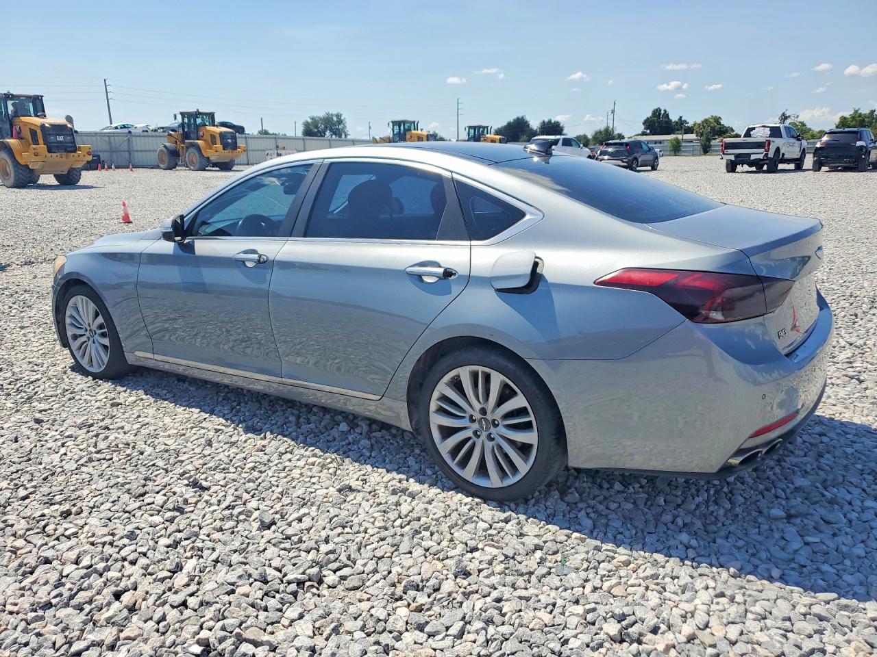 2015 Hyundai Genesis 5.0l Silver vin: KMHGN4JF8FU035974