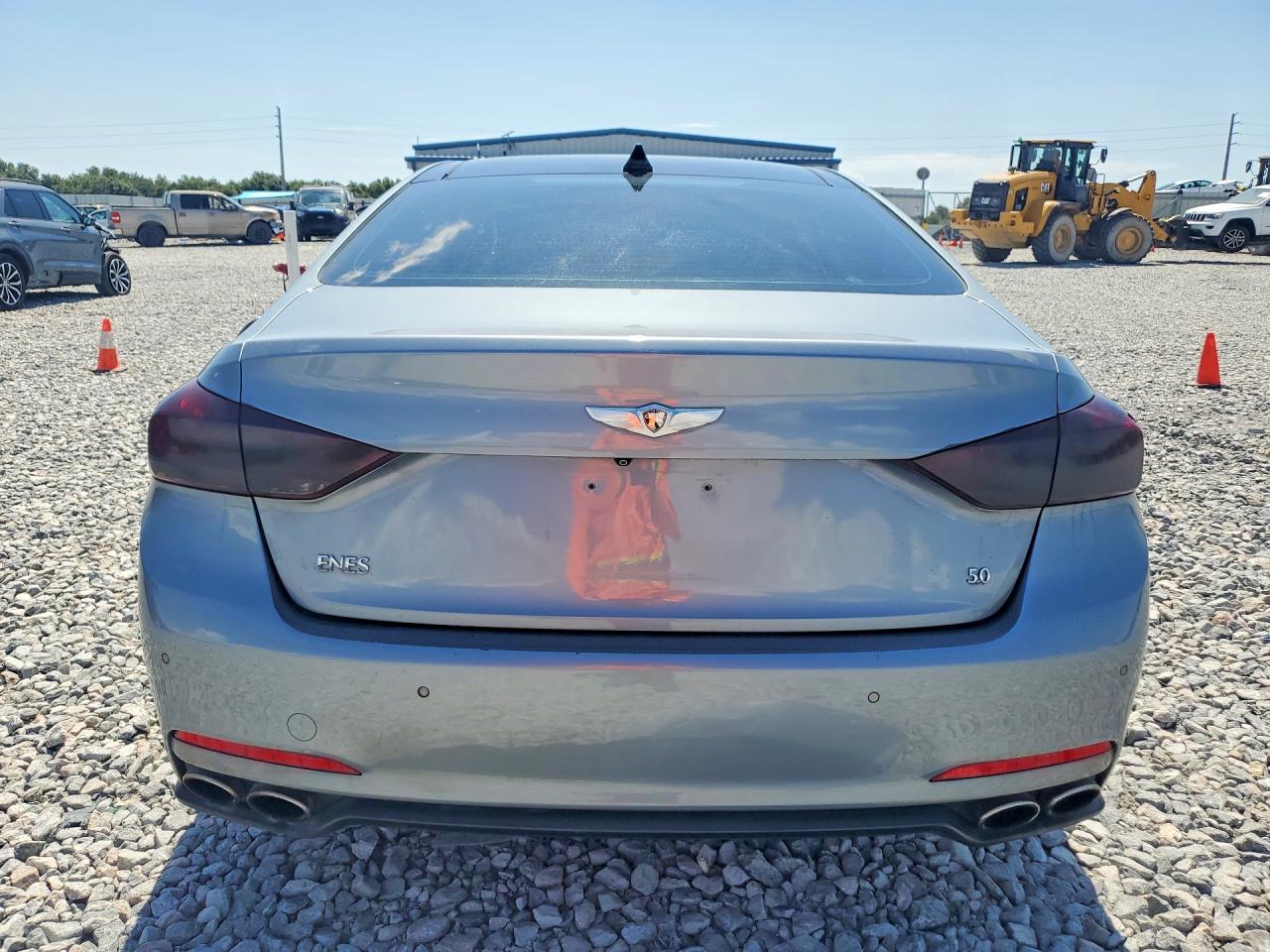 2015 Hyundai Genesis 5.0l Silver vin: KMHGN4JF8FU035974