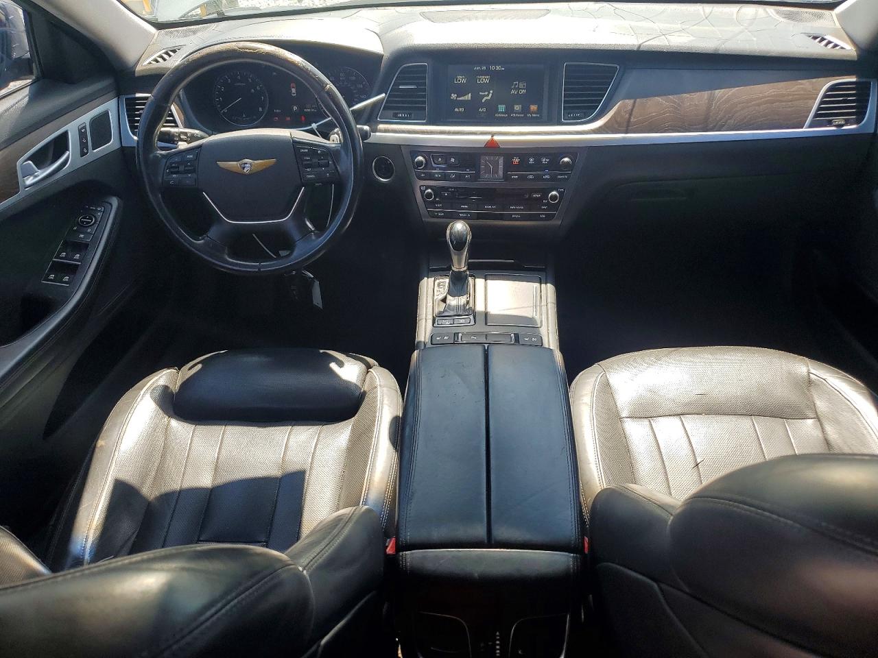 2015 Hyundai Genesis 5.0l Silver vin: KMHGN4JF8FU035974