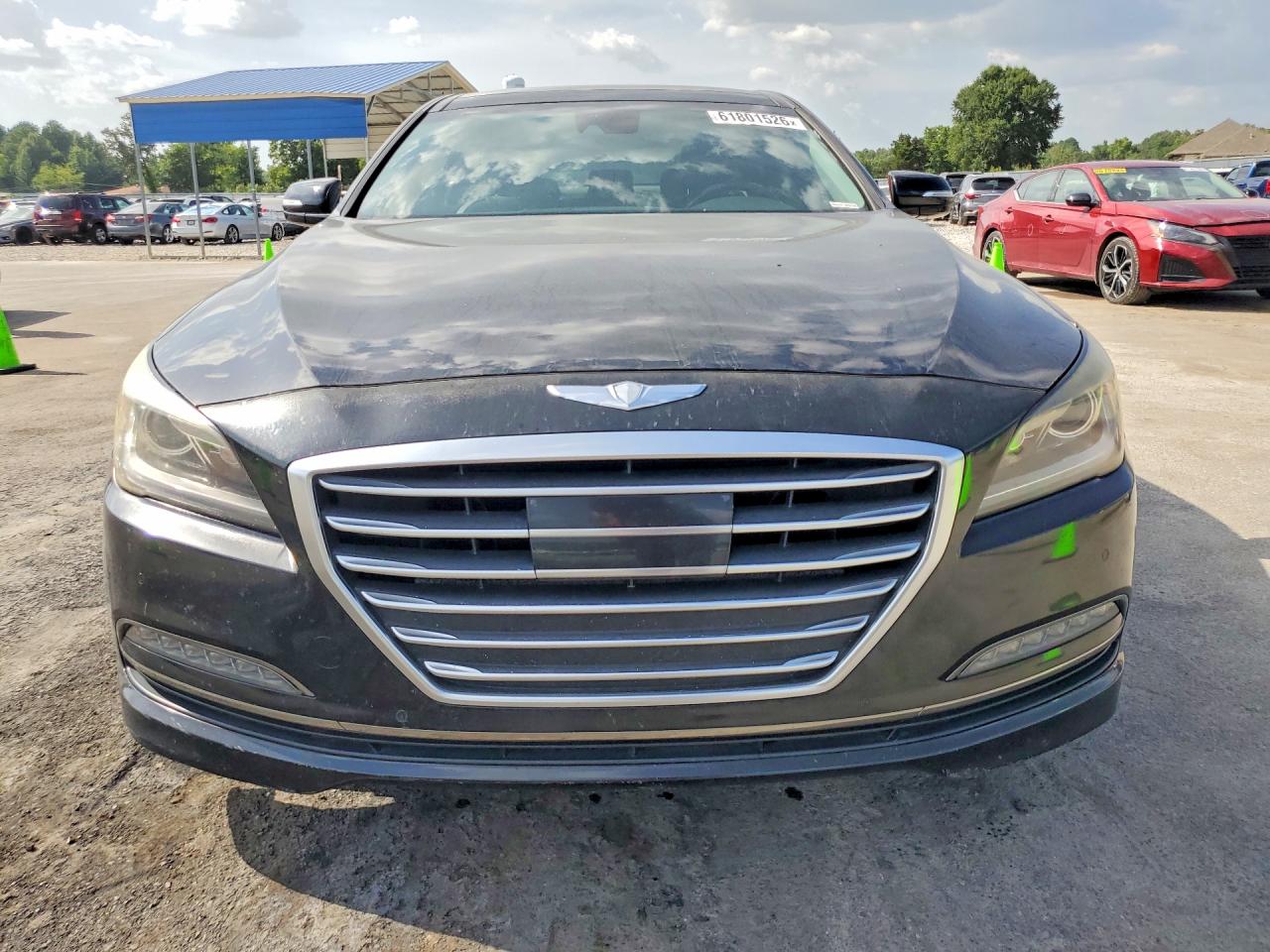 2015 Hyundai Genesis 5.0l Черный vin: KMHGN4JF9FU028533