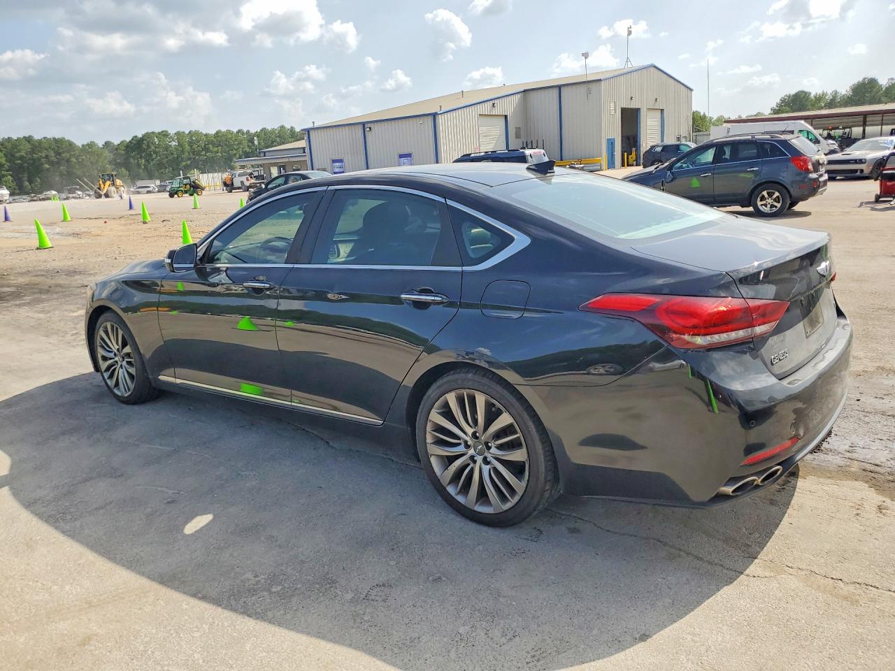 2015 Hyundai Genesis 5.0l Черный vin: KMHGN4JF9FU028533