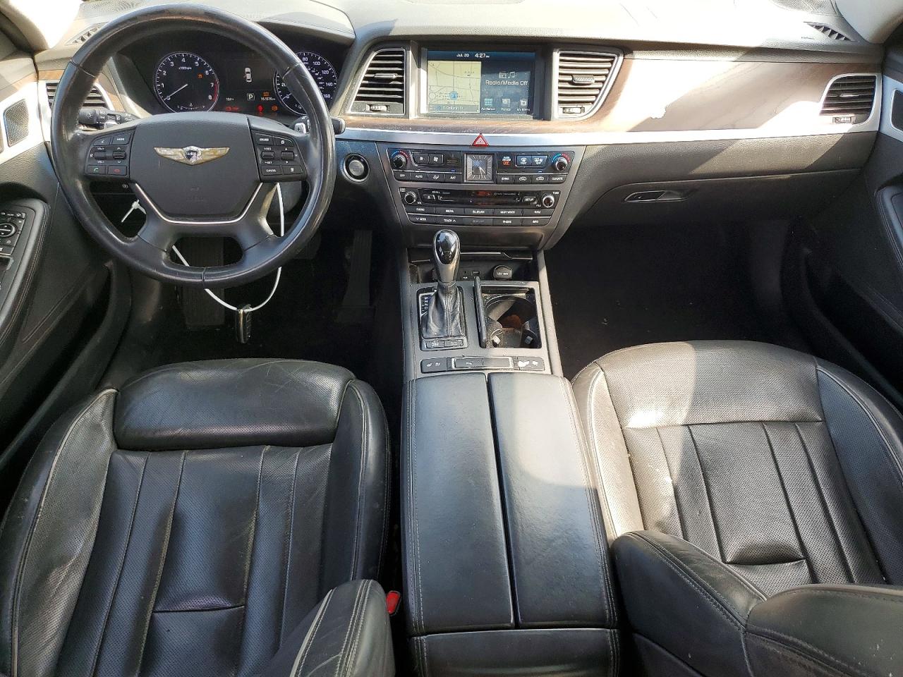 2015 Hyundai Genesis 5.0l Черный vin: KMHGN4JF9FU028533