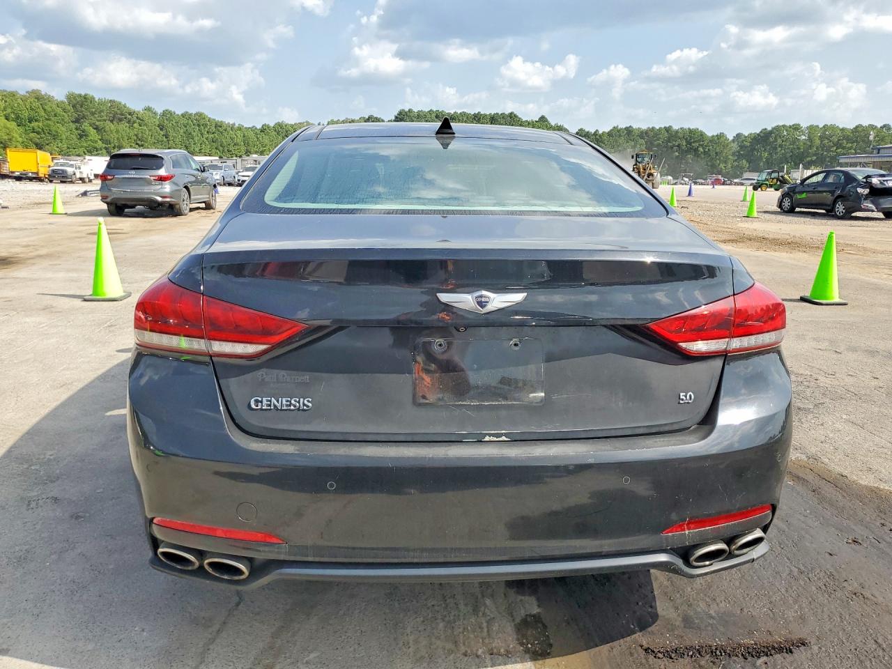 2015 Hyundai Genesis 5.0l Черный vin: KMHGN4JF9FU028533