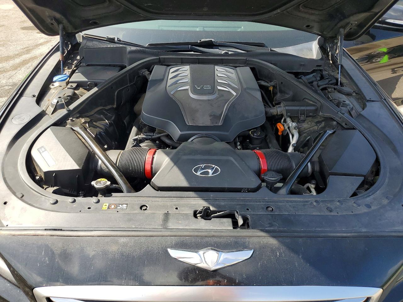 2015 Hyundai Genesis 5.0l Черный vin: KMHGN4JF9FU028533