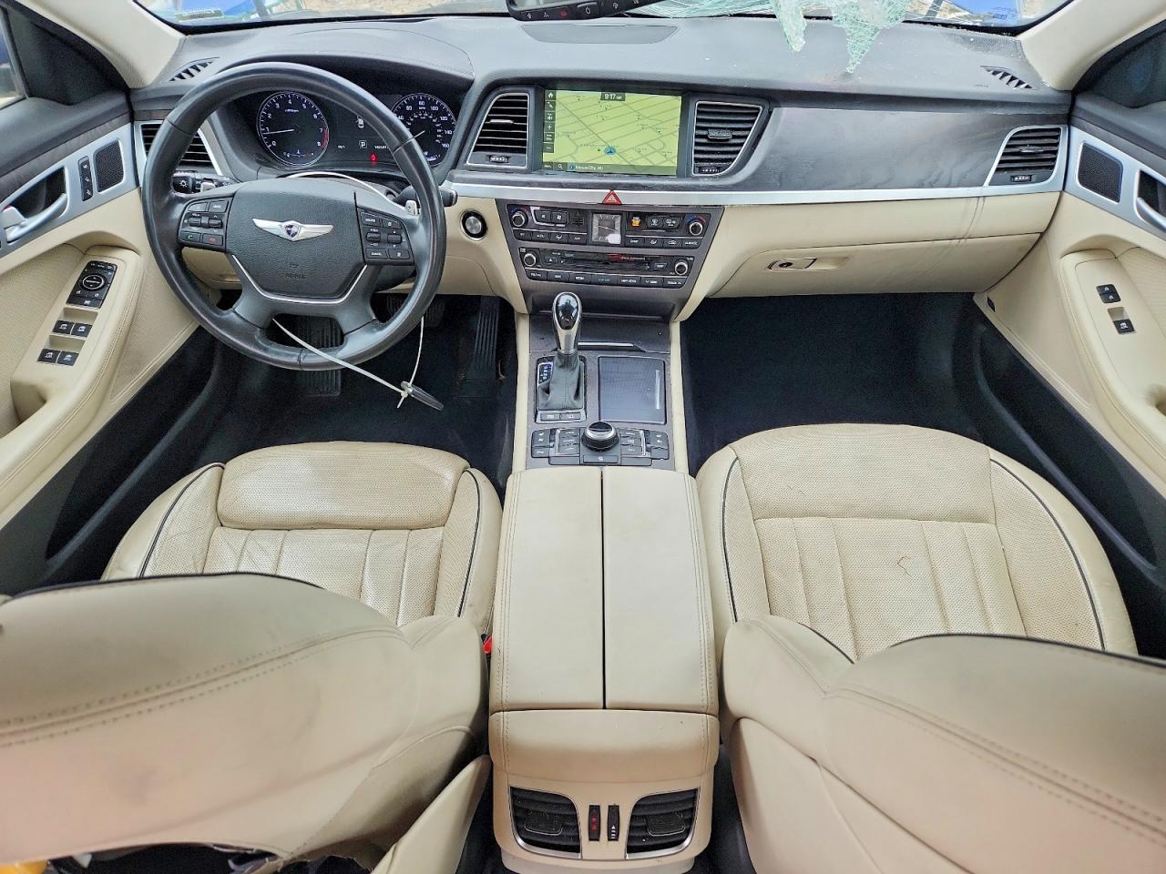 2015 Hyundai Genesis 5.0l Blue vin: KMHGN4JF9FU060883
