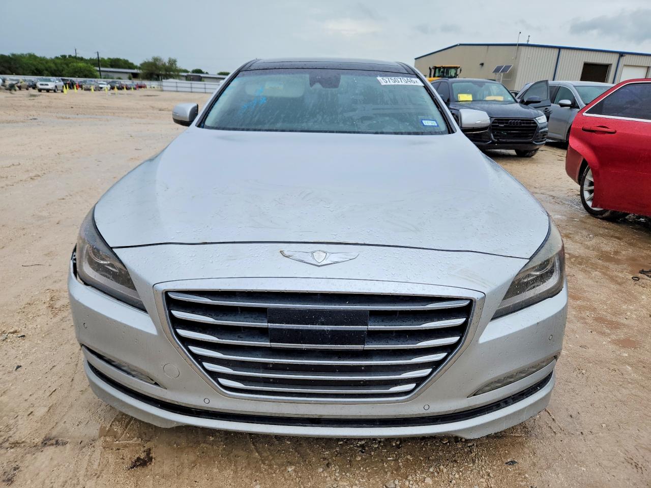 2015 Hyundai Genesis 5.0l Серебряный vin: KMHGN4JF9FU067154