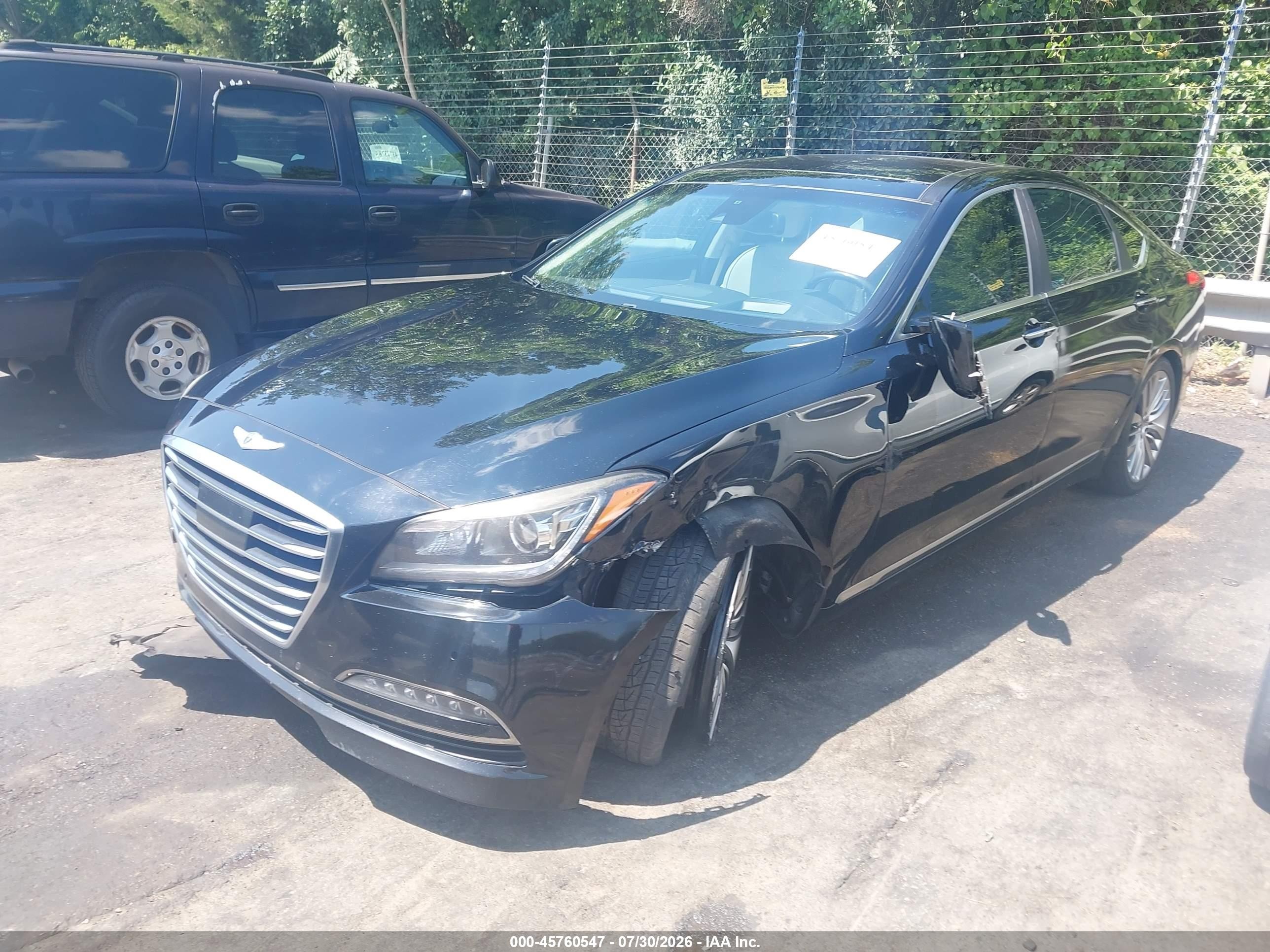 2015 Hyundai Genesis 5.0 Black vin: KMHGN4JF9FU074413