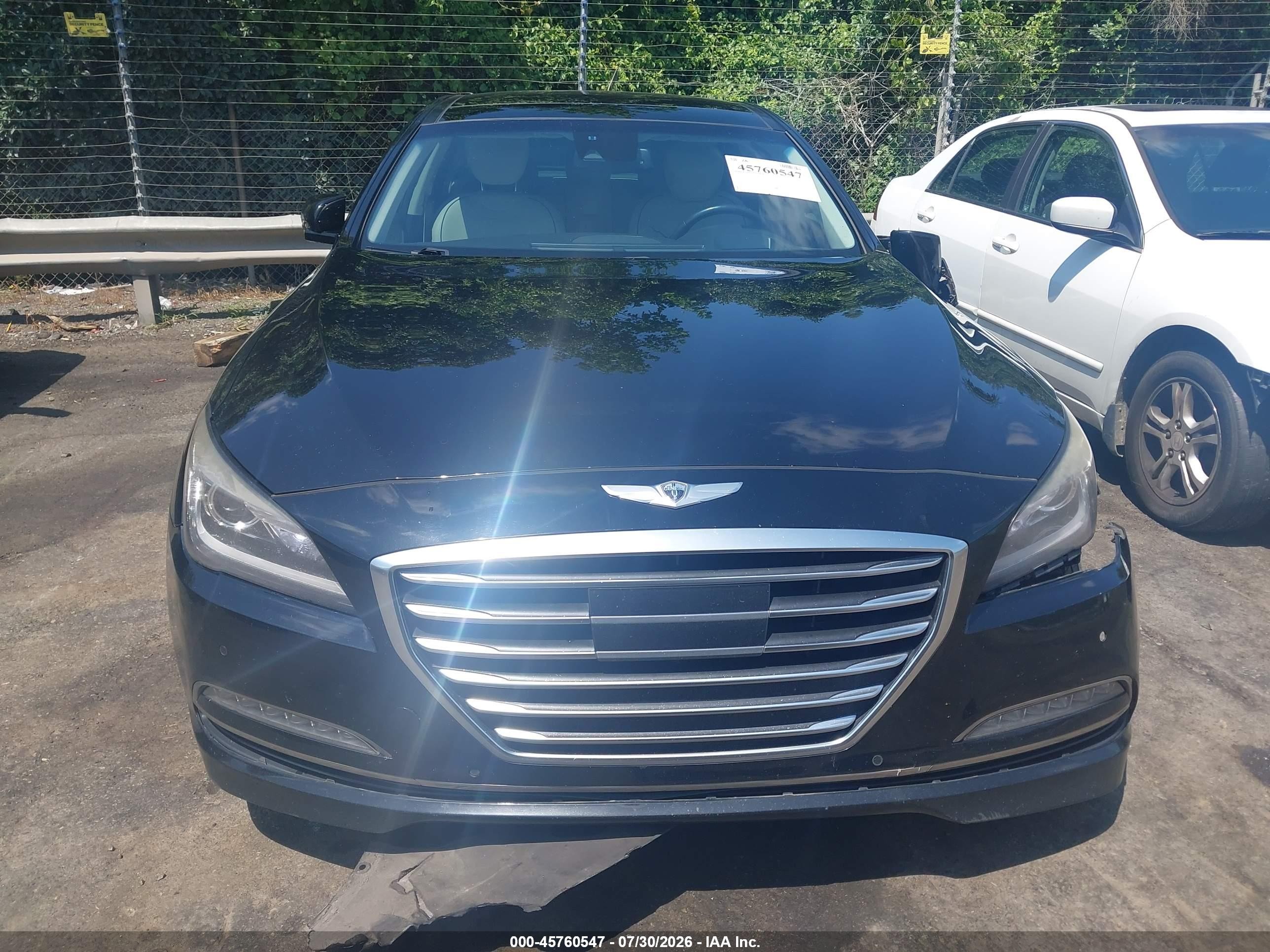 2015 Hyundai Genesis 5.0 Black vin: KMHGN4JF9FU074413
