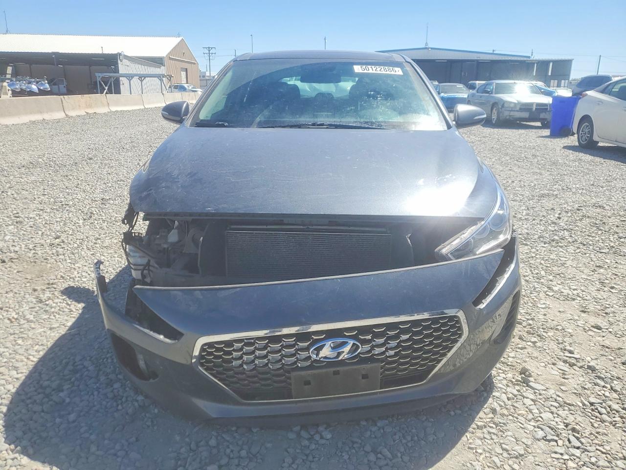 2018 Hyundai Elantra Gt Base Gray vin: KMHH35LEXJU041790
