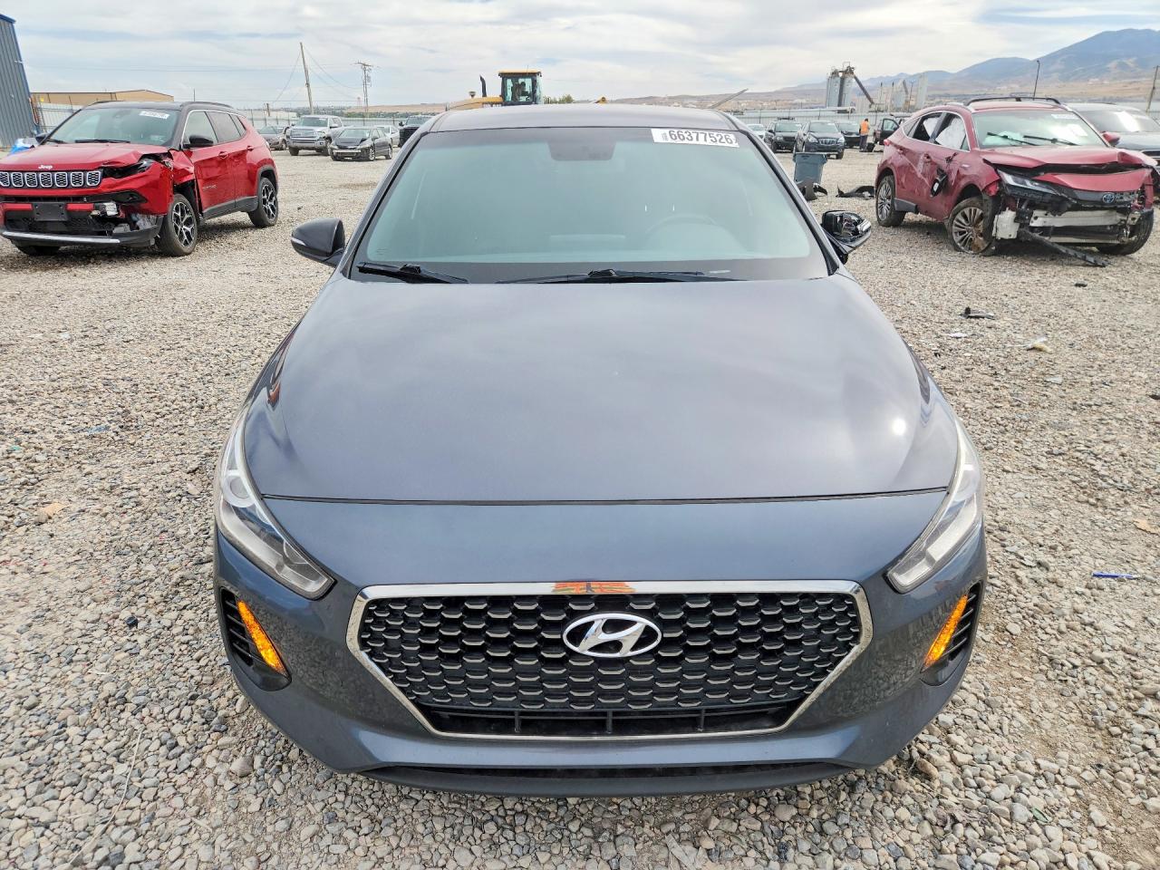 2018 Hyundai Elantra Gt Sport Gray vin: KMHH55LC1JU009657