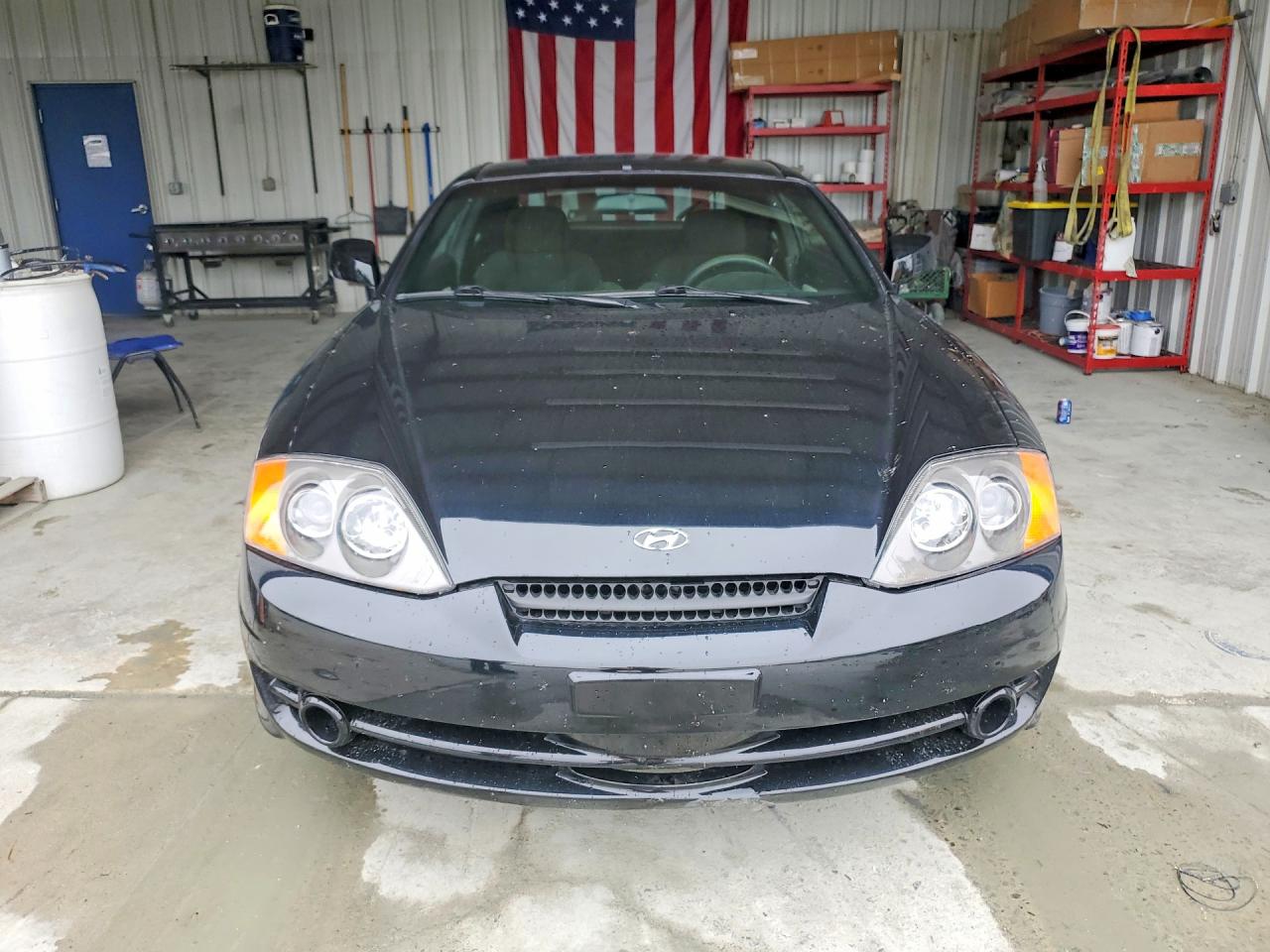 2004 Hyundai Tiburon Base Black vin: KMHHM65D04U107498