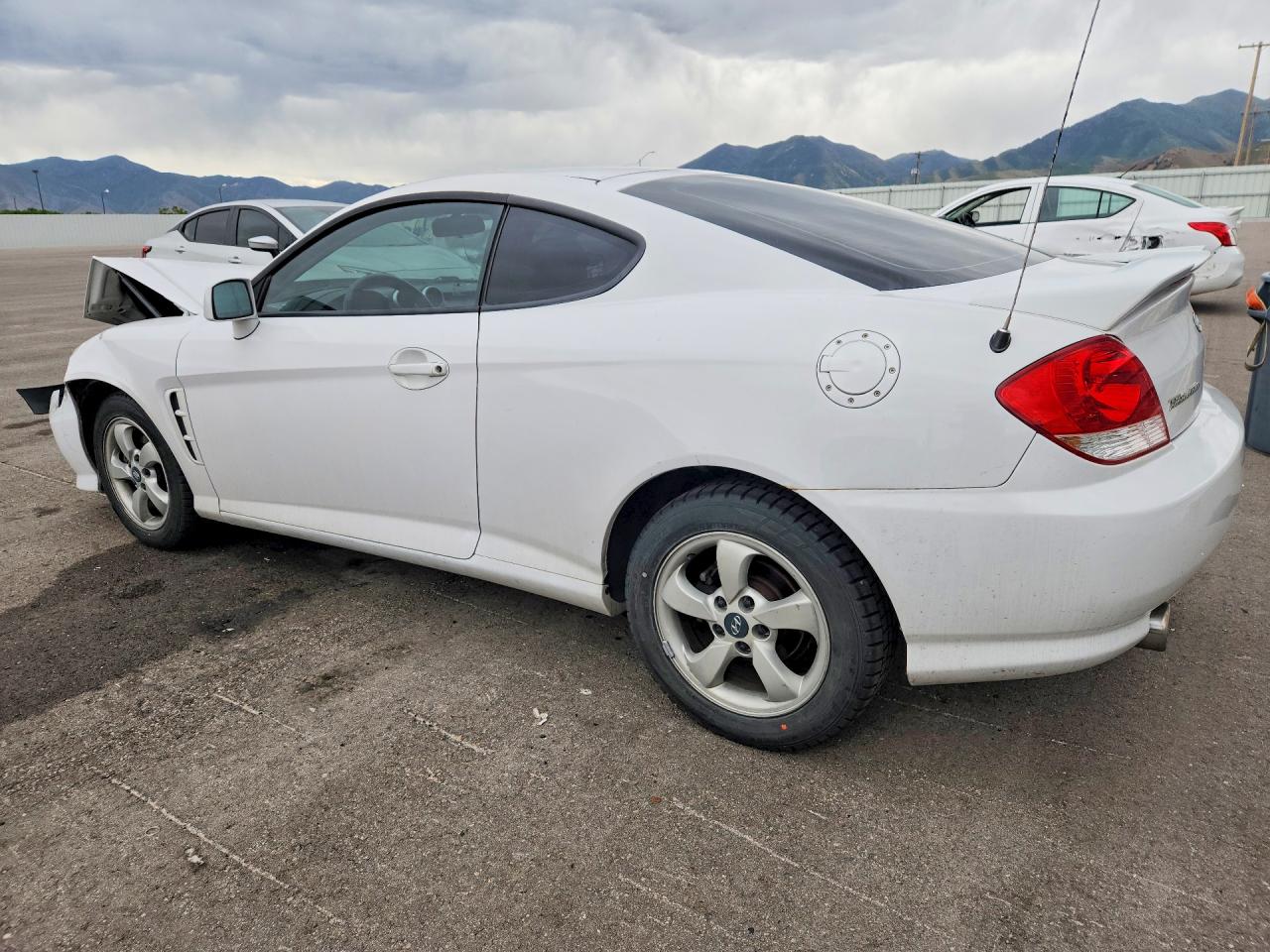 2006 Hyundai Tiburon Gs White vin: KMHHM65D06U213601