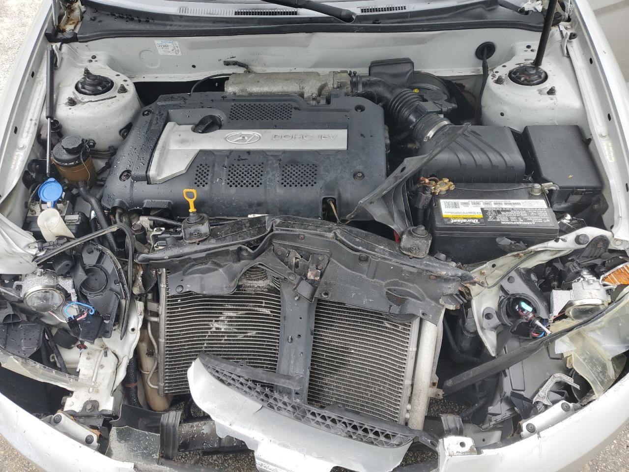 2006 Hyundai Tiburon Gs Серебряный vin: KMHHM65D16U219309