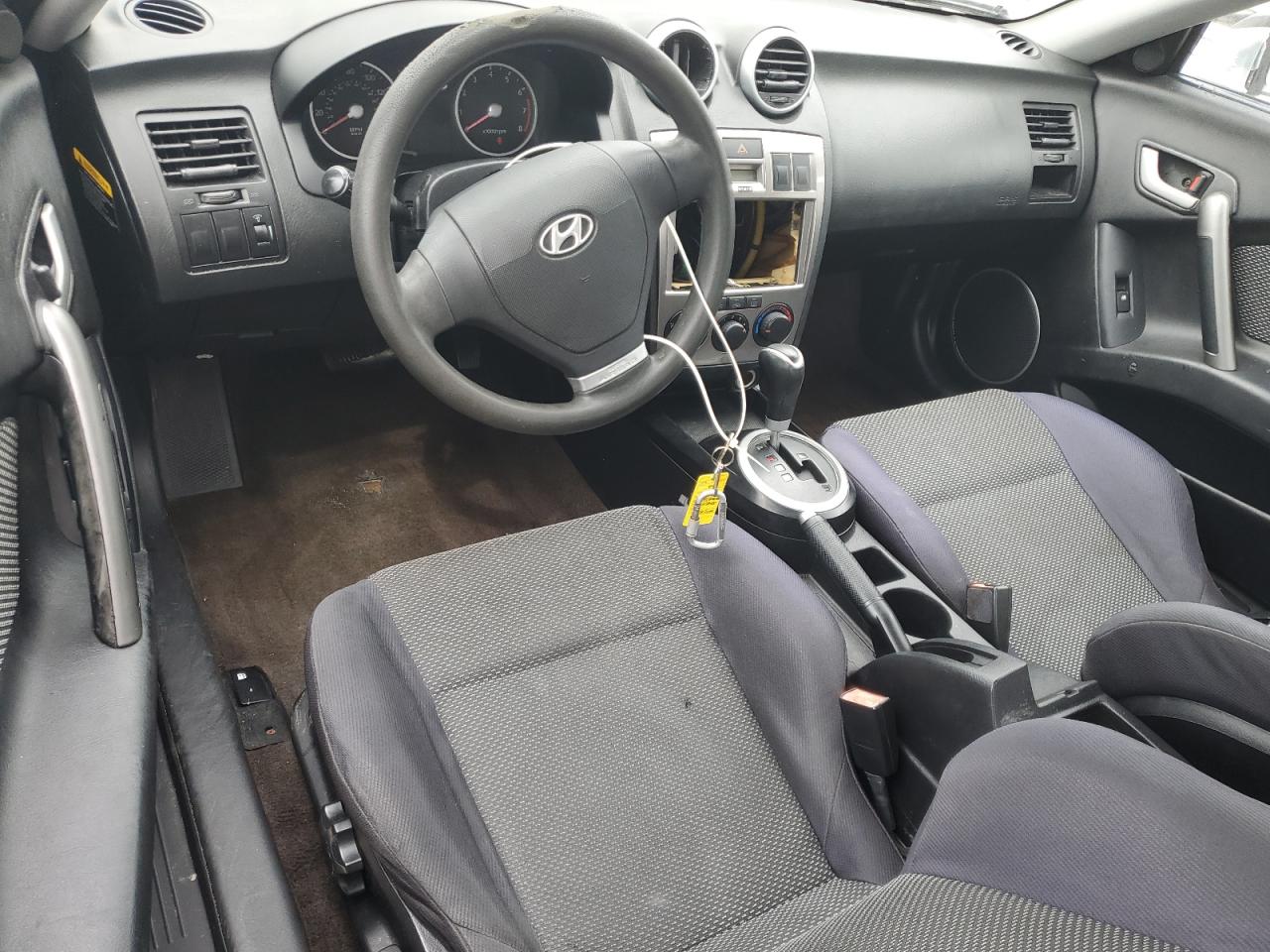 2006 Hyundai Tiburon Gs Серебряный vin: KMHHM65D16U219309