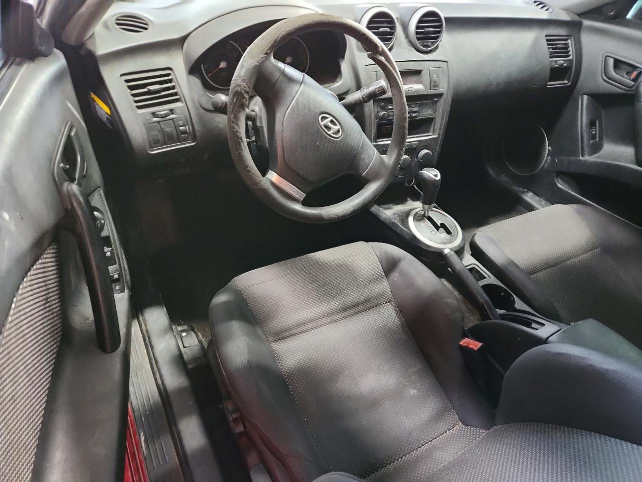 2006 Hyundai Tiburon Gs Maroon vin: KMHHM65D26U211087