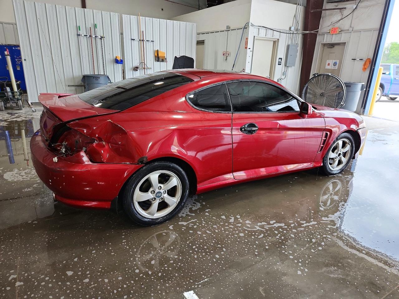 2006 Hyundai Tiburon Gs Maroon vin: KMHHM65D26U211087