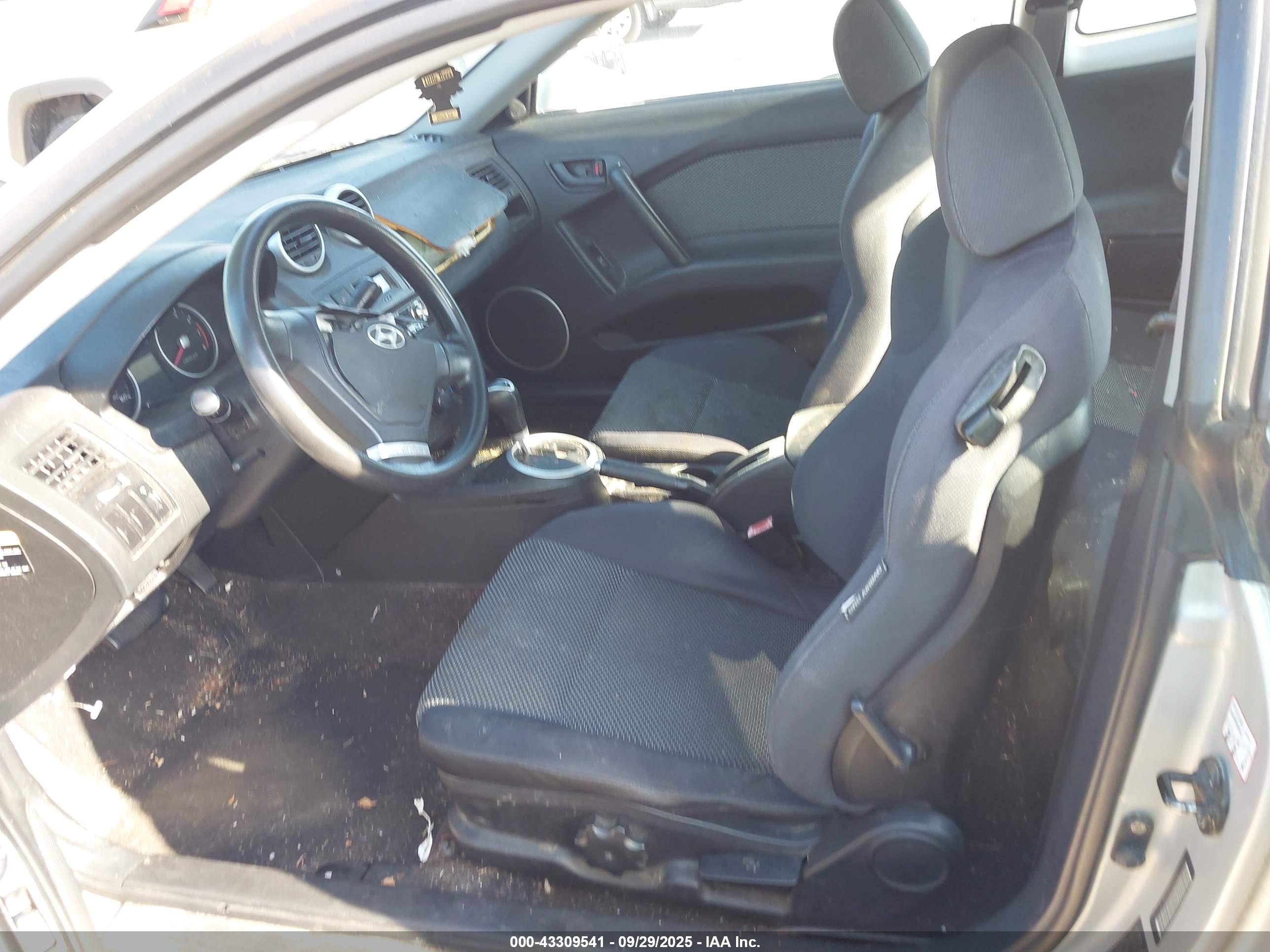 2006 Hyundai Tiburon Gs Silver vin: KMHHM65D66U222450
