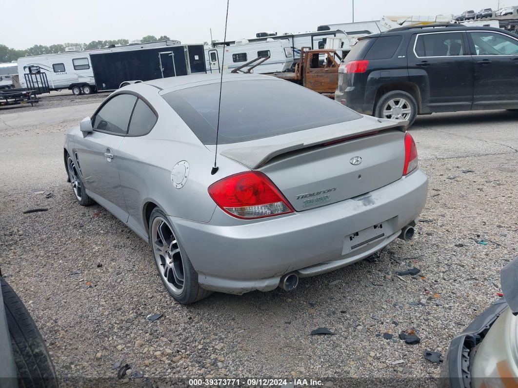 2005 Hyundai Tiburon Gs Silver vin: KMHHM65D85U174335
