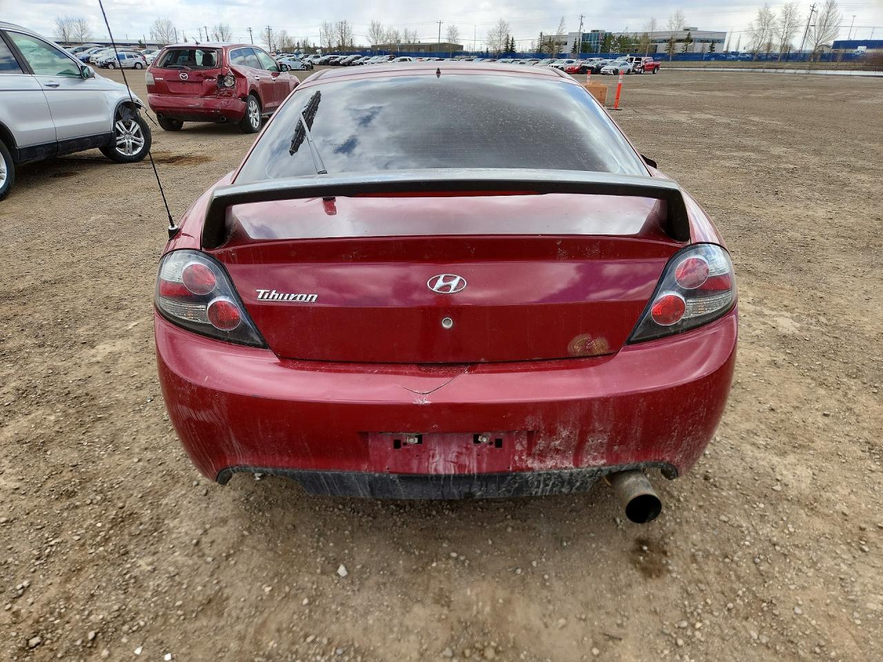 2008 Hyundai Tiburon Gs Red vin: KMHHM65D88U278764