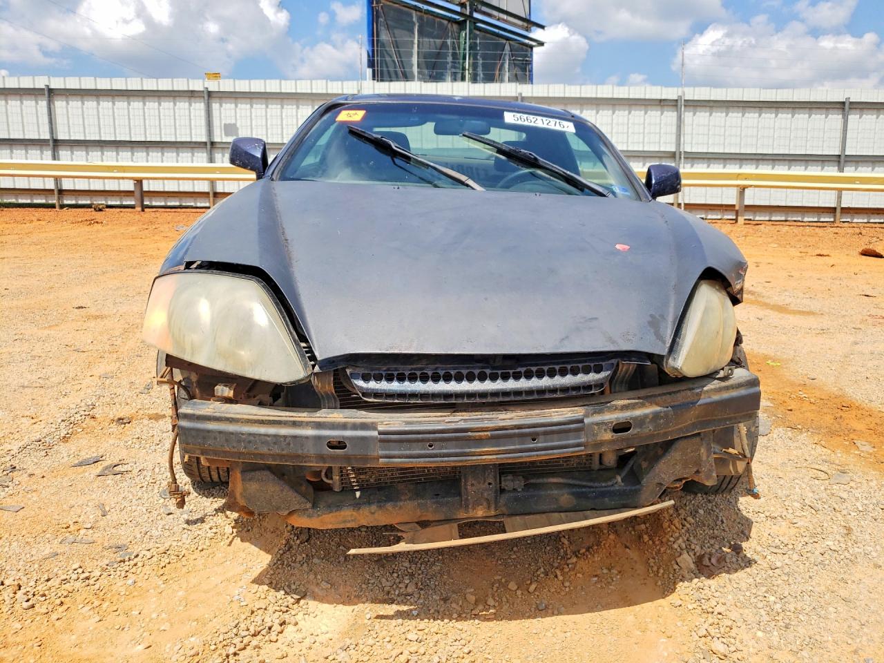 2004 Hyundai Tiburon Base Blue vin: KMHHM65D94U122808