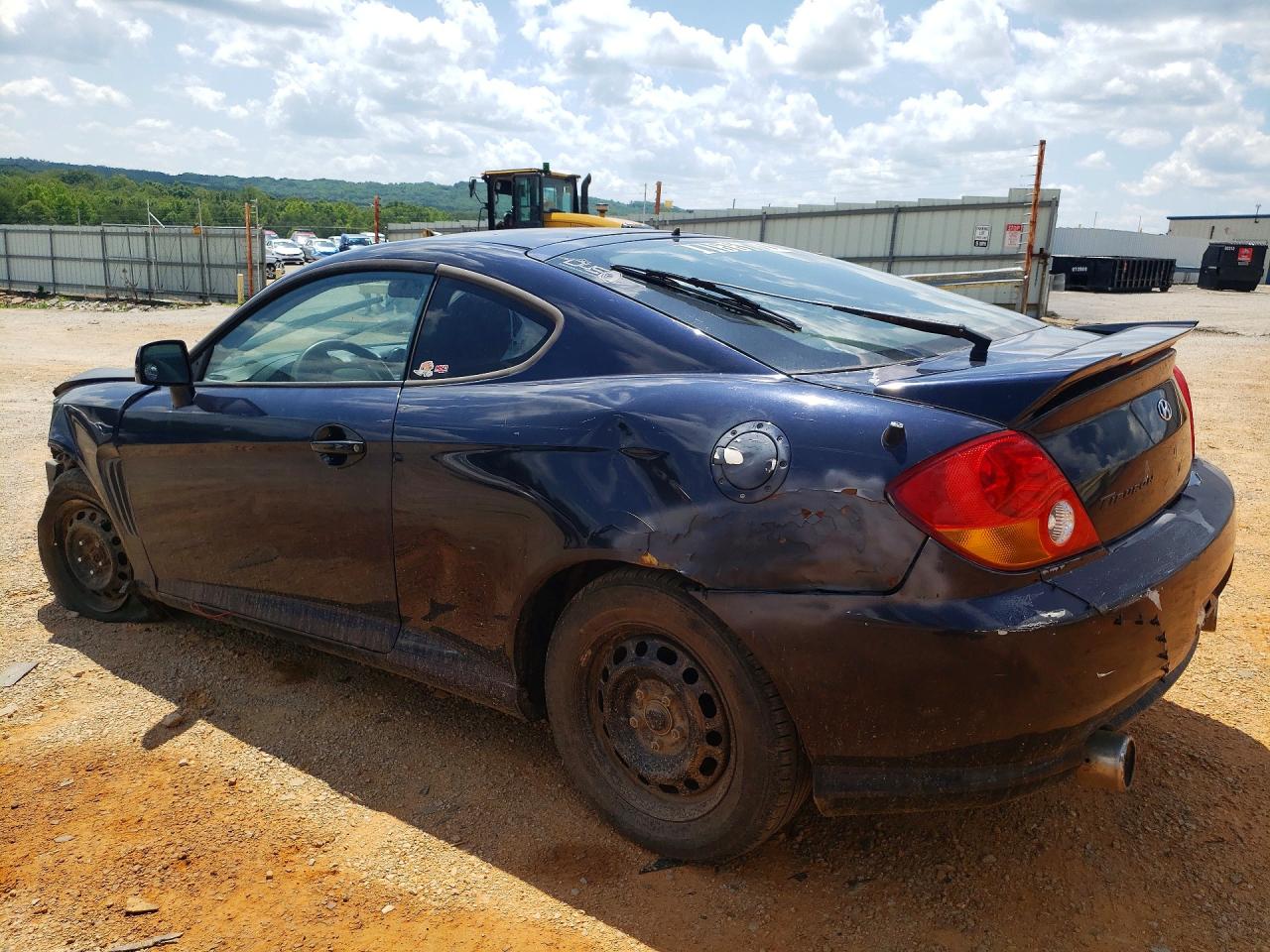 2004 Hyundai Tiburon Base Blue vin: KMHHM65D94U122808