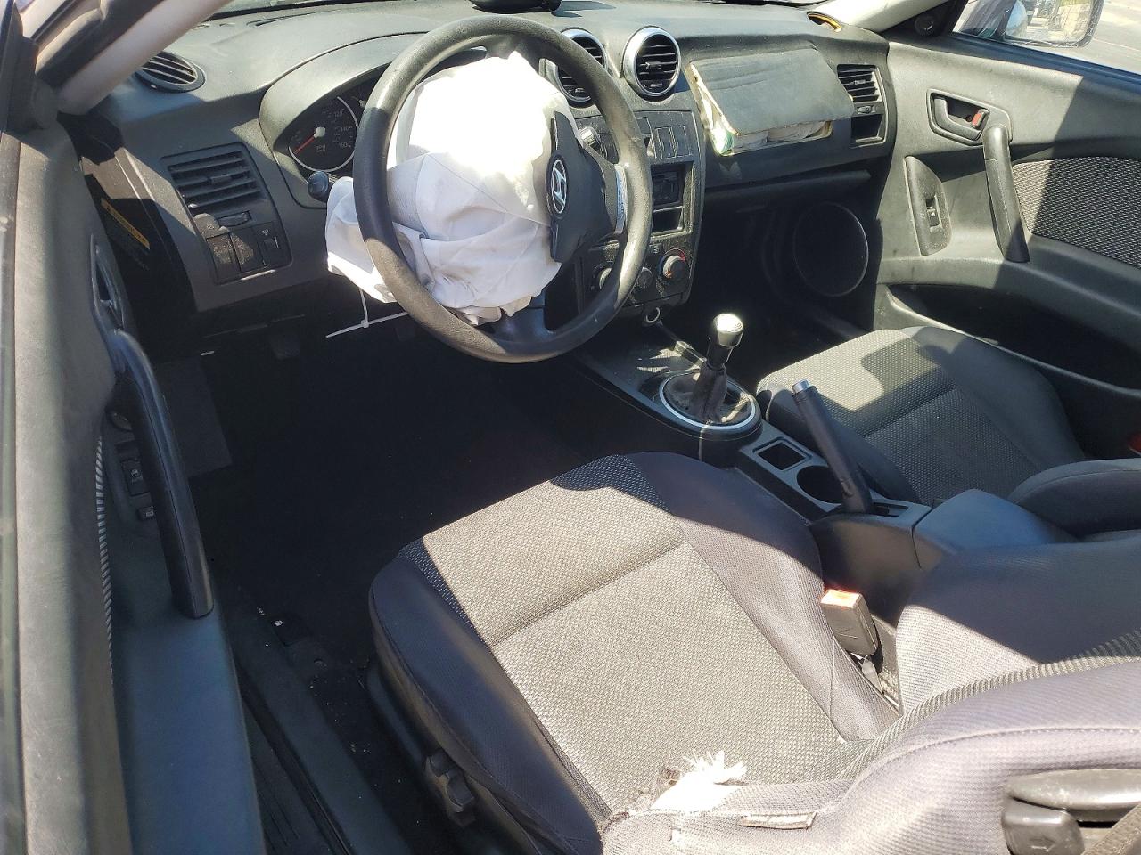 2005 Hyundai Tiburon Gs Blue vin: KMHHM65D95U157351