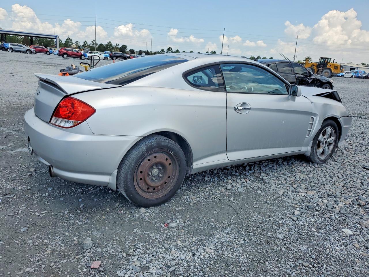 2006 Hyundai Tiburon Gs Silver vin: KMHHM65D96U192540