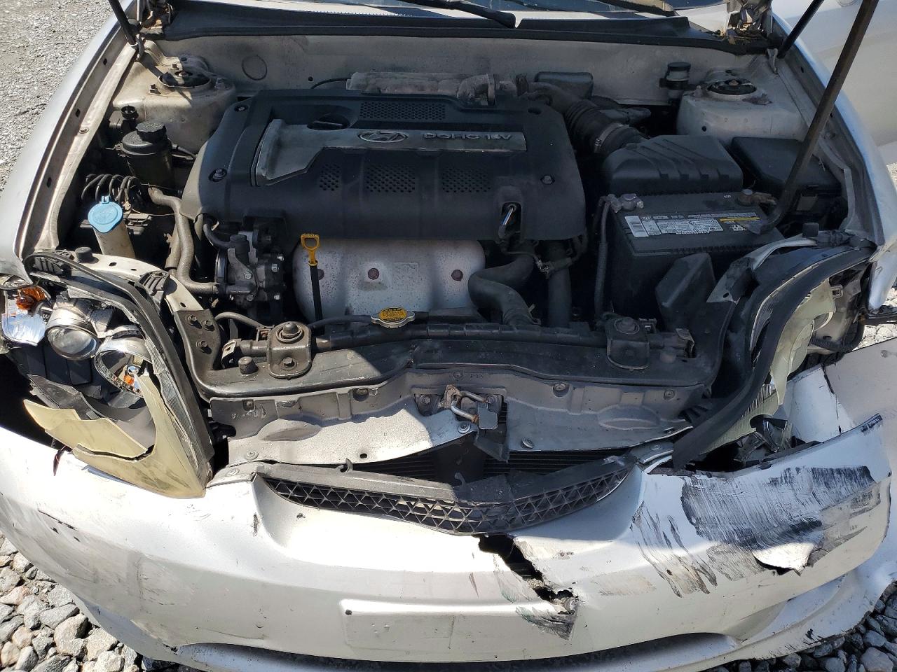 2006 Hyundai Tiburon Gs Silver vin: KMHHM65D96U192540