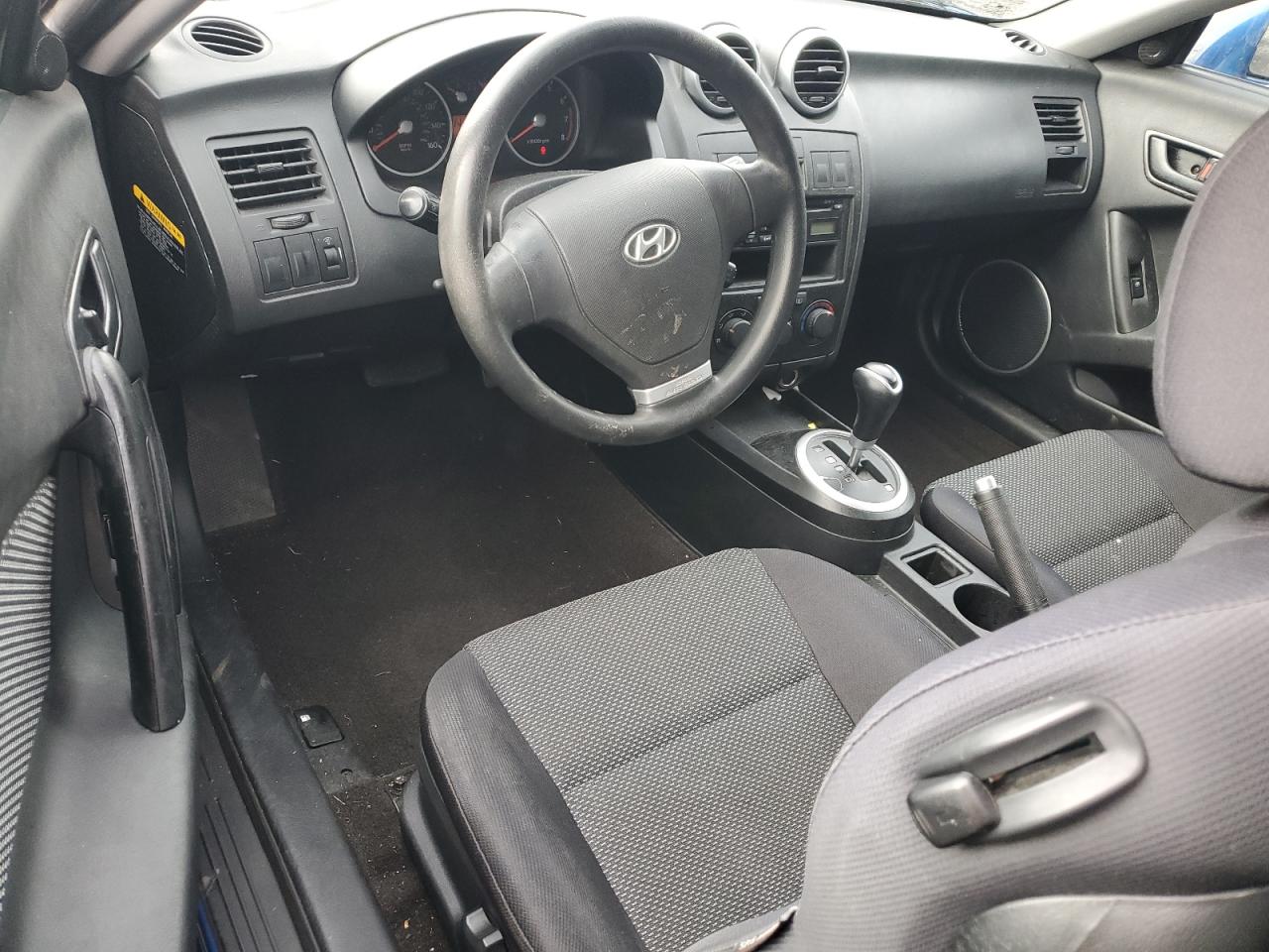 2005 Hyundai Tiburon Blue vin: KMHHM65DX5U168083