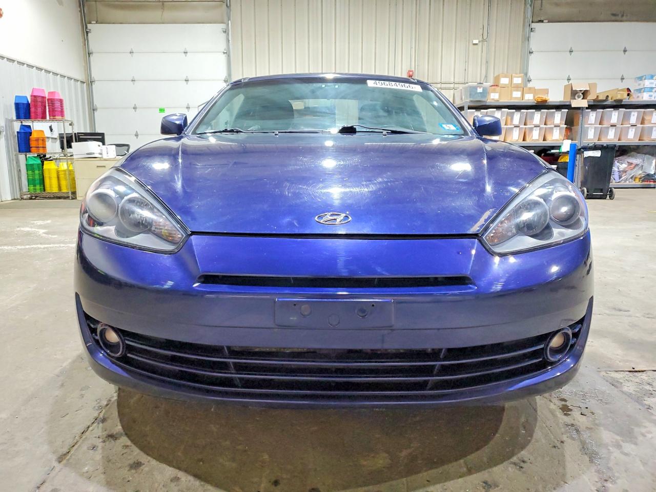 2007 Hyundai Tiburon Gs Синий vin: KMHHM66D07U255265