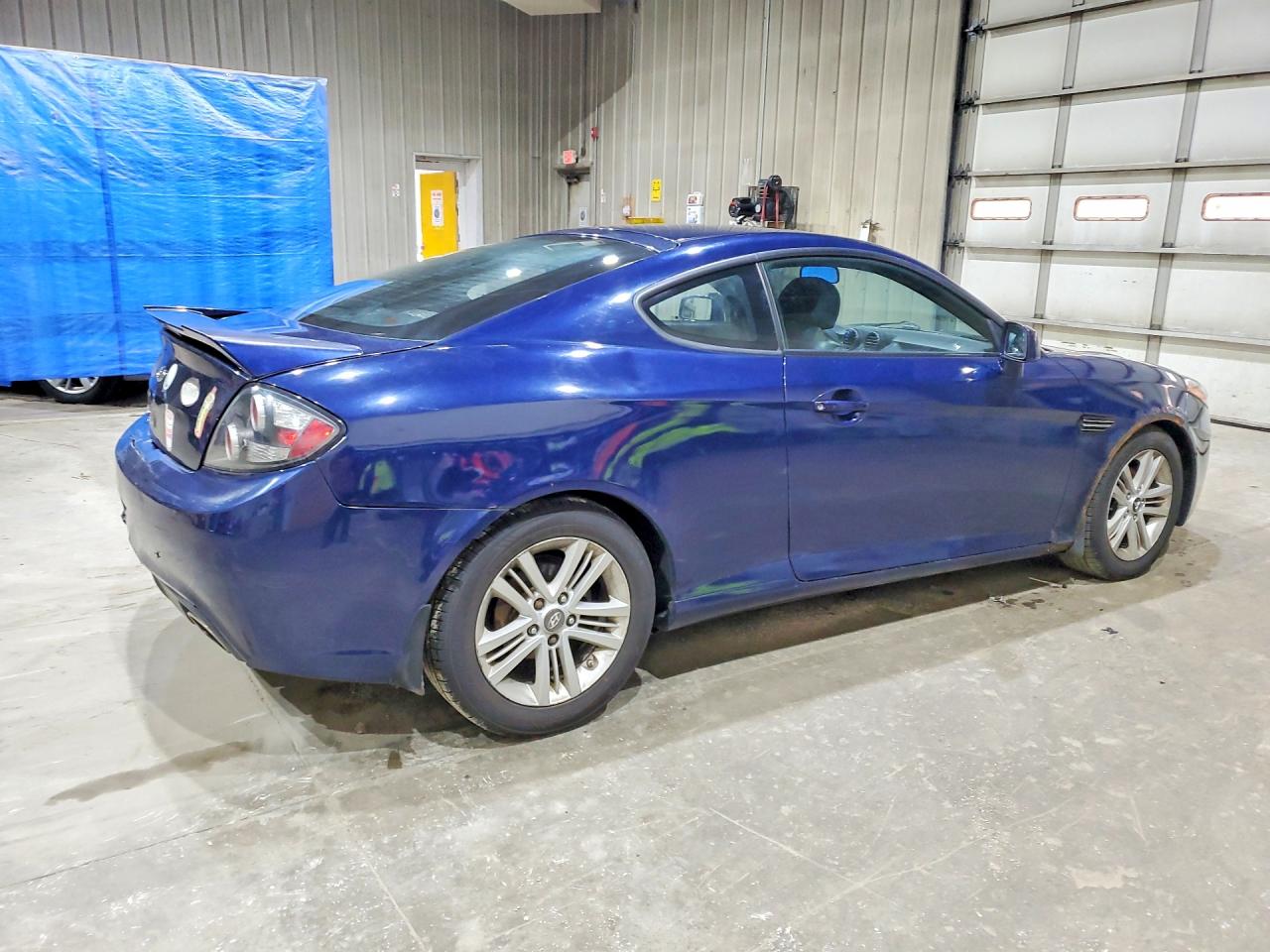 2007 Hyundai Tiburon Gs Синий vin: KMHHM66D07U255265