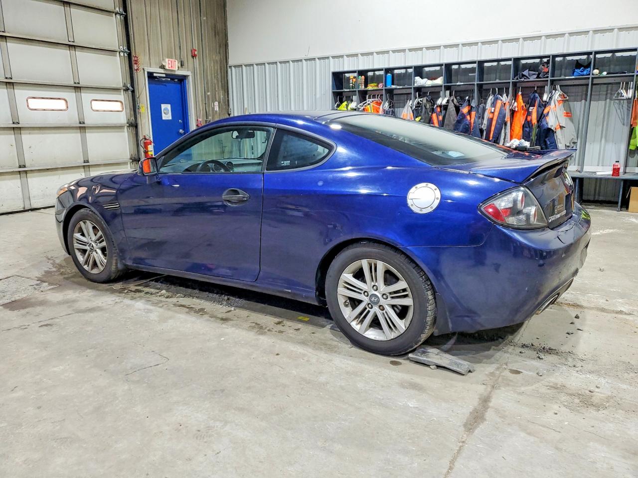 2007 Hyundai Tiburon Gs Синий vin: KMHHM66D07U255265