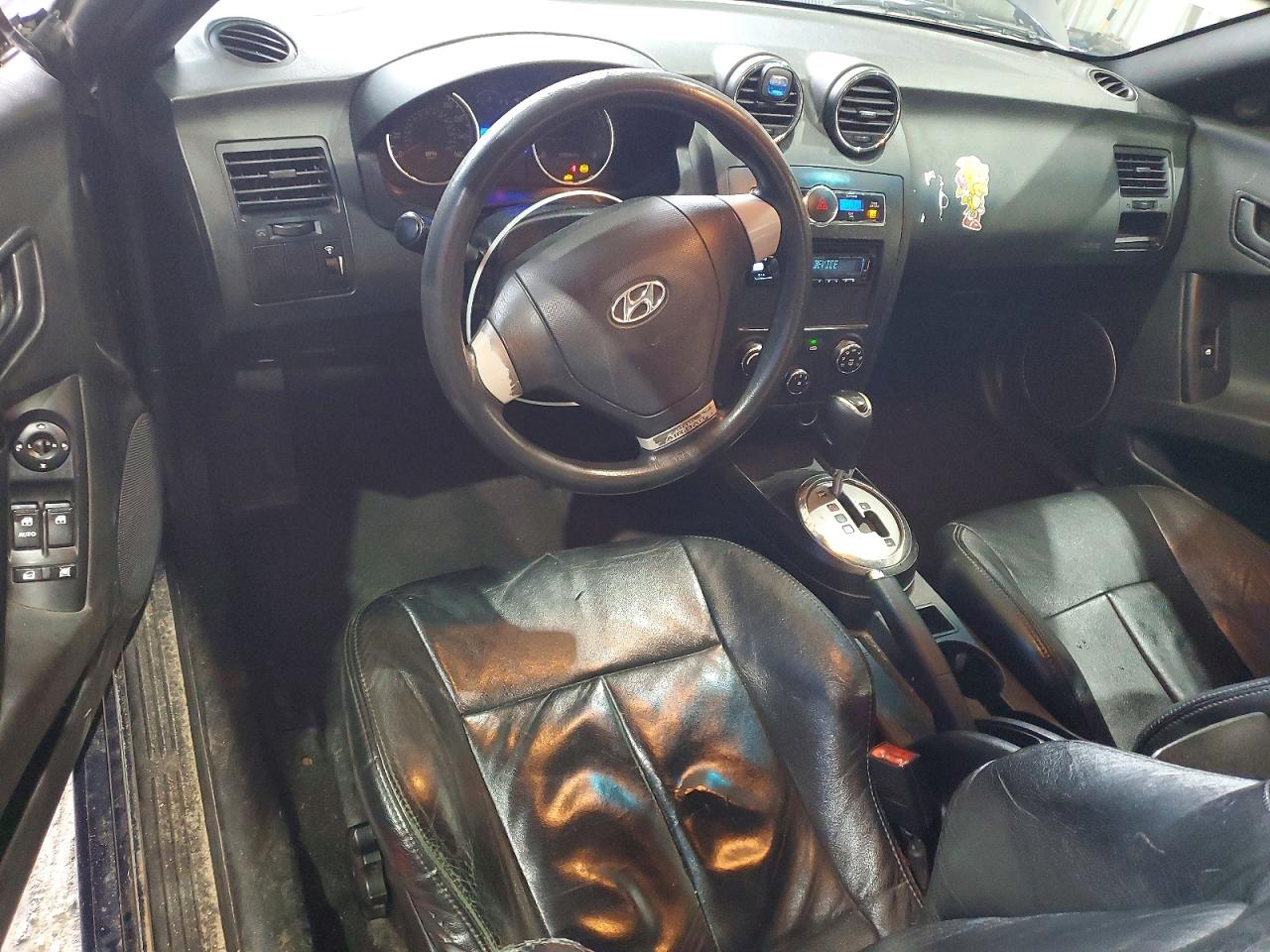 2007 Hyundai Tiburon Gs Синий vin: KMHHM66D07U255265