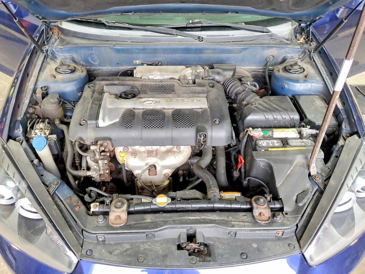 2007 Hyundai Tiburon Gs Синий vin: KMHHM66D07U255265