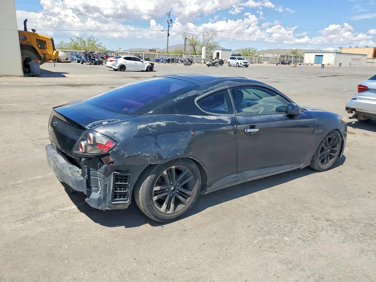 2007 Hyundai Tiburon Gs Black vin: KMHHM66D17U243934