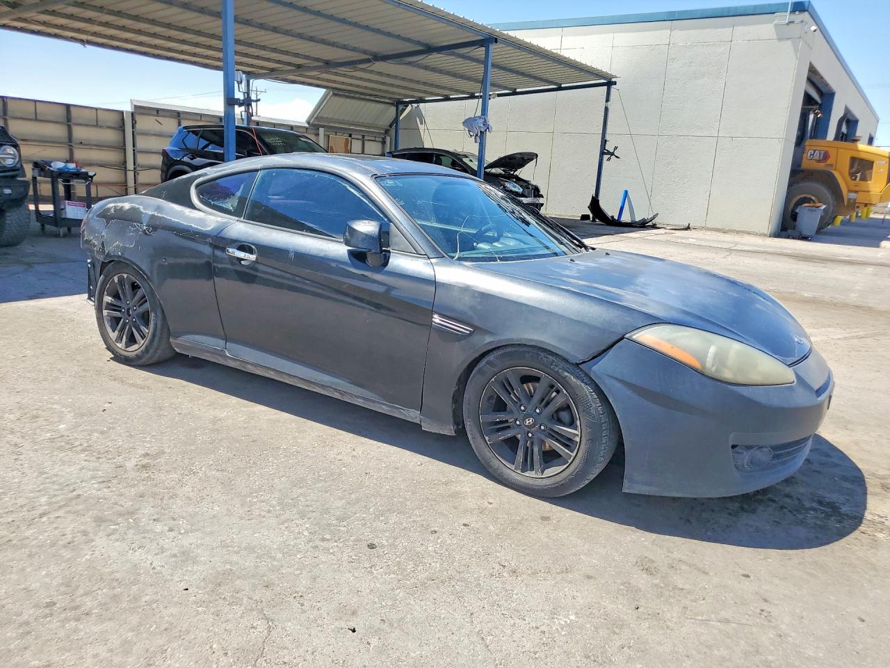 2007 Hyundai Tiburon Gs Black vin: KMHHM66D17U243934