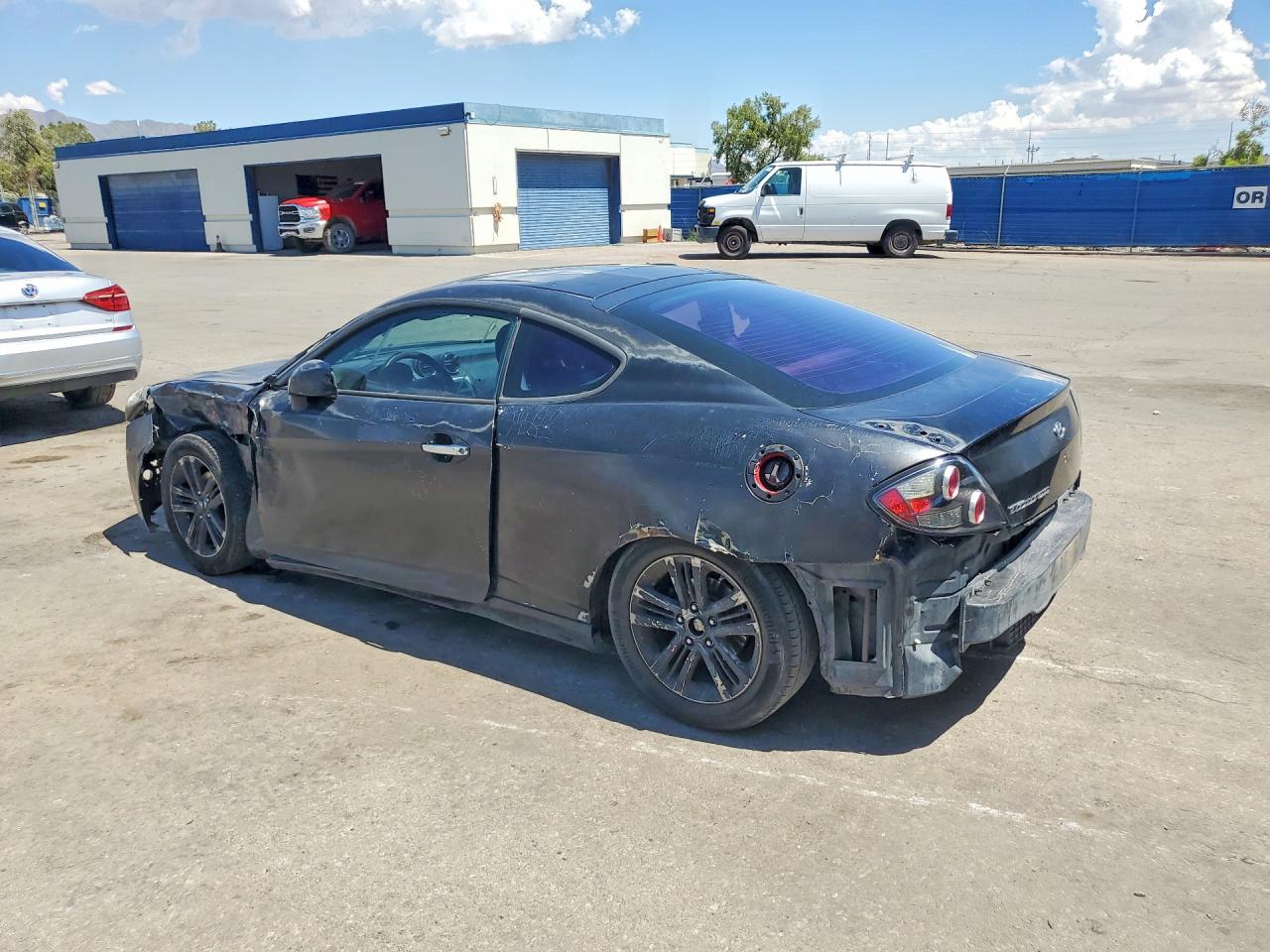 2007 Hyundai Tiburon Gs Black vin: KMHHM66D17U243934