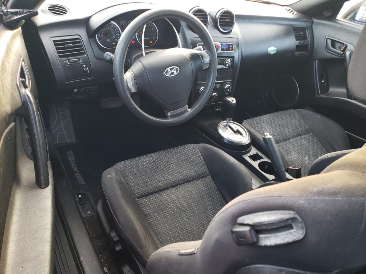 2007 Hyundai Tiburon Gs Black vin: KMHHM66D17U245392