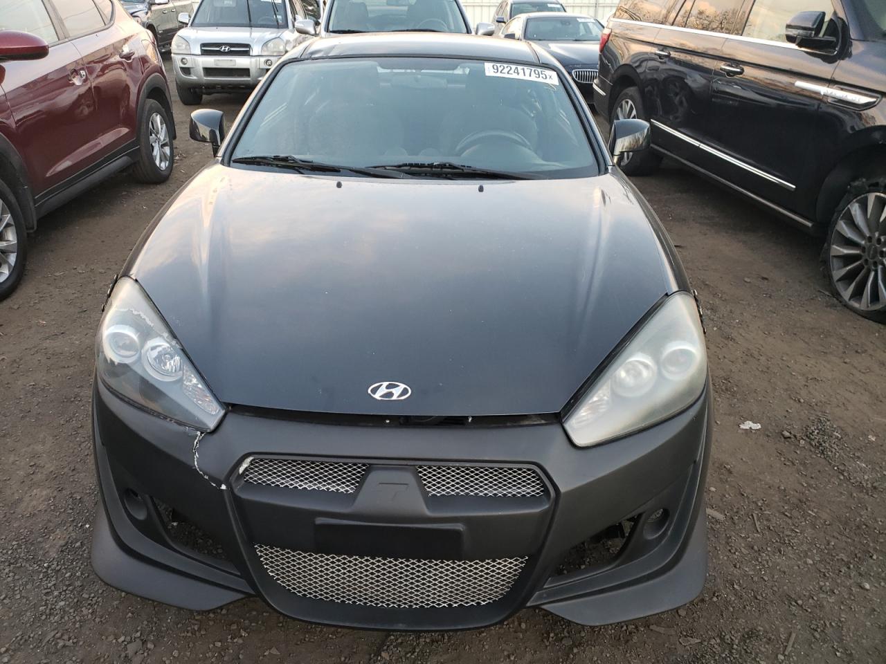2007 Hyundai Tiburon Gs Black vin: KMHHM66D17U245392