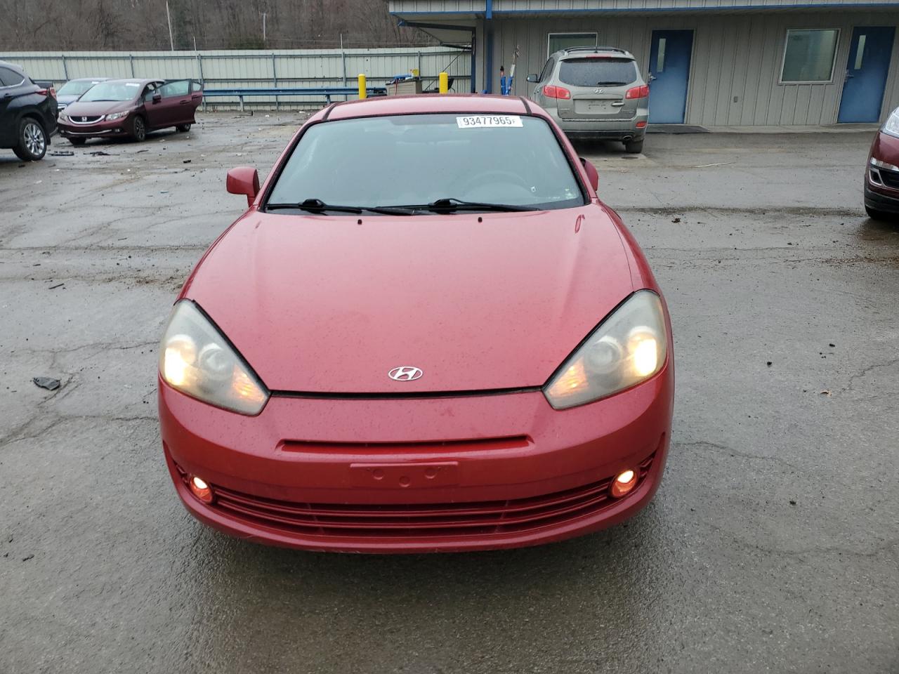 2007 Hyundai Tiburon Gs Red vin: KMHHM66D17U248504