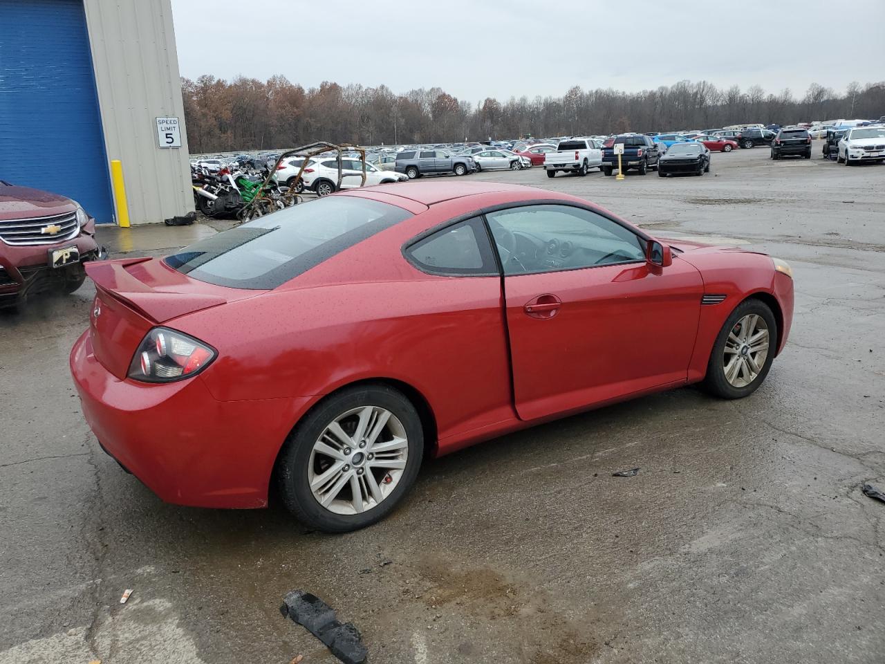 2007 Hyundai Tiburon Gs Red vin: KMHHM66D17U248504