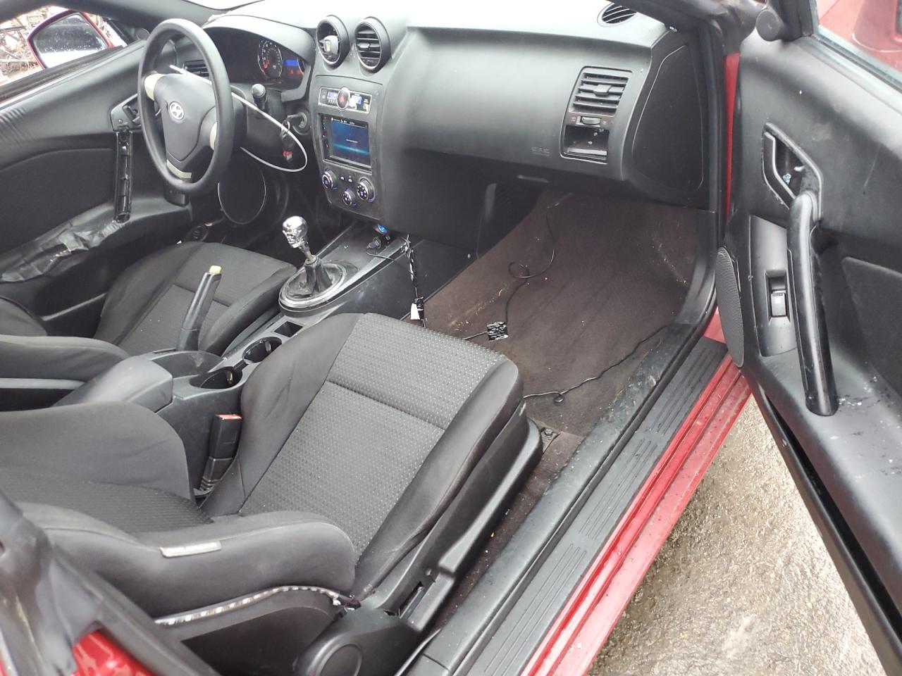 2007 Hyundai Tiburon Gs Red vin: KMHHM66D17U248504